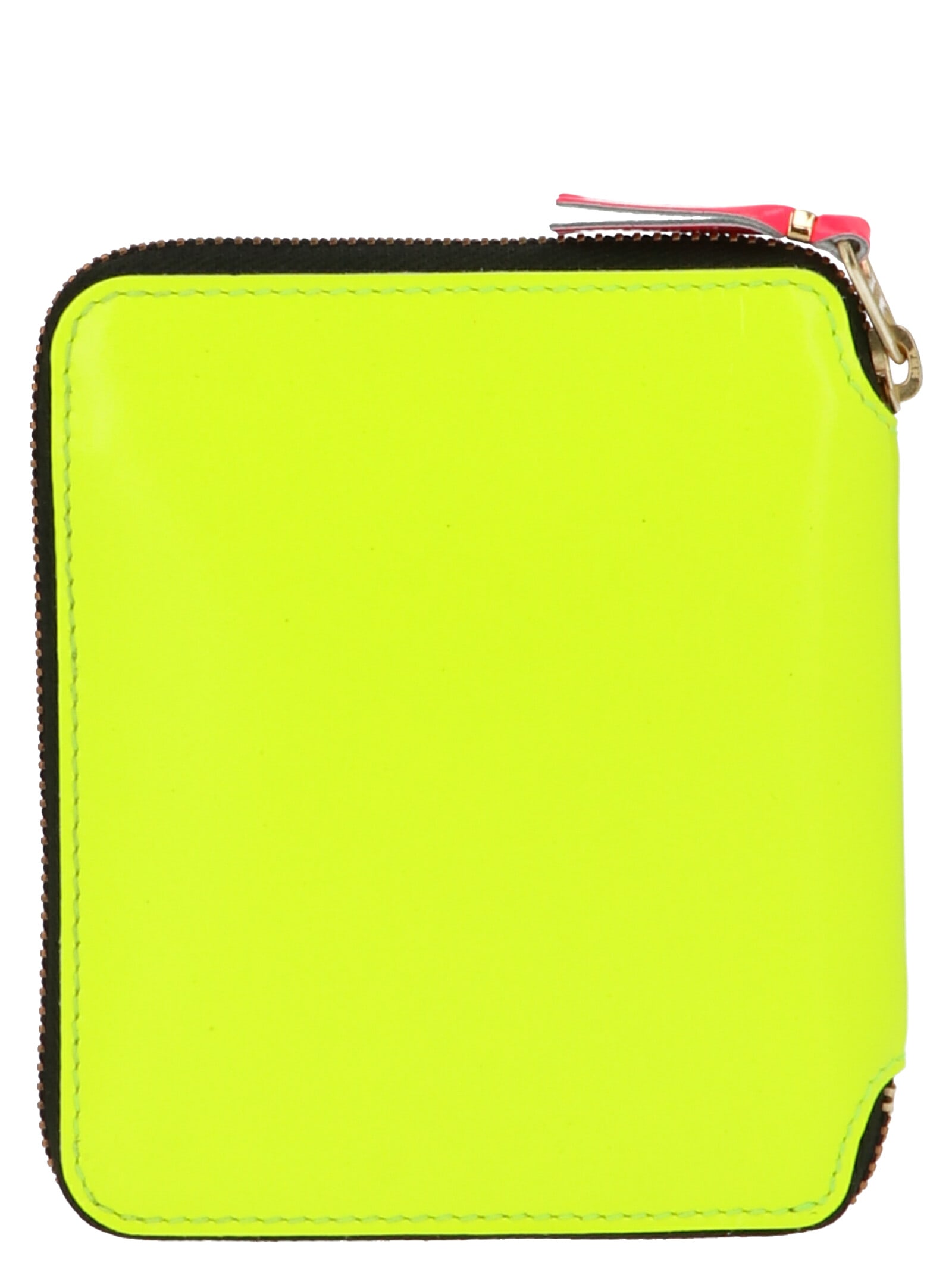 Comme Des Garçons Super Fluo Wallet In Yellow