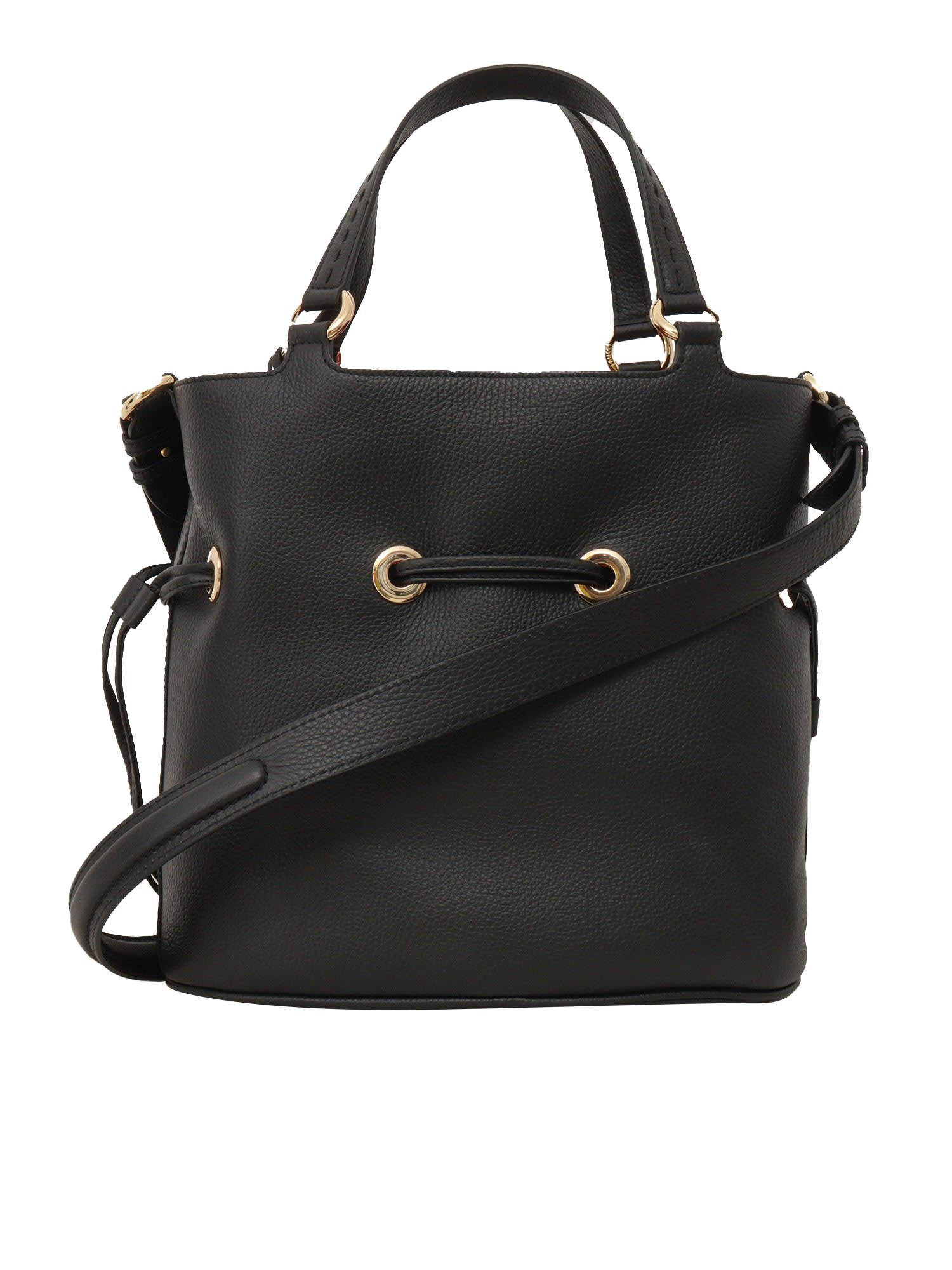 Shop Lancel Seau Bag M In Black