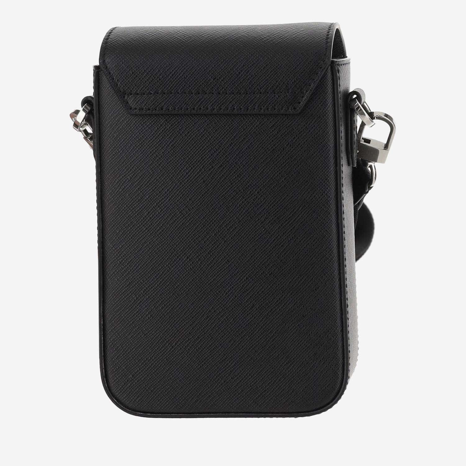 Shop Montblanc Vertical Sartorial Shoulder Bag In Black