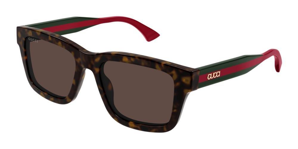 Gucci Square Frame Sunglasses In Brown
