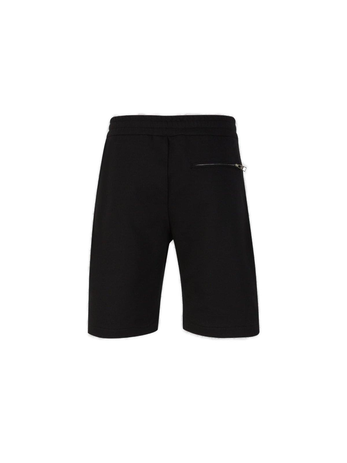 Alexander Mcqueen Alexander Mc Queen Mc Queen Graffiti Shorts In Black