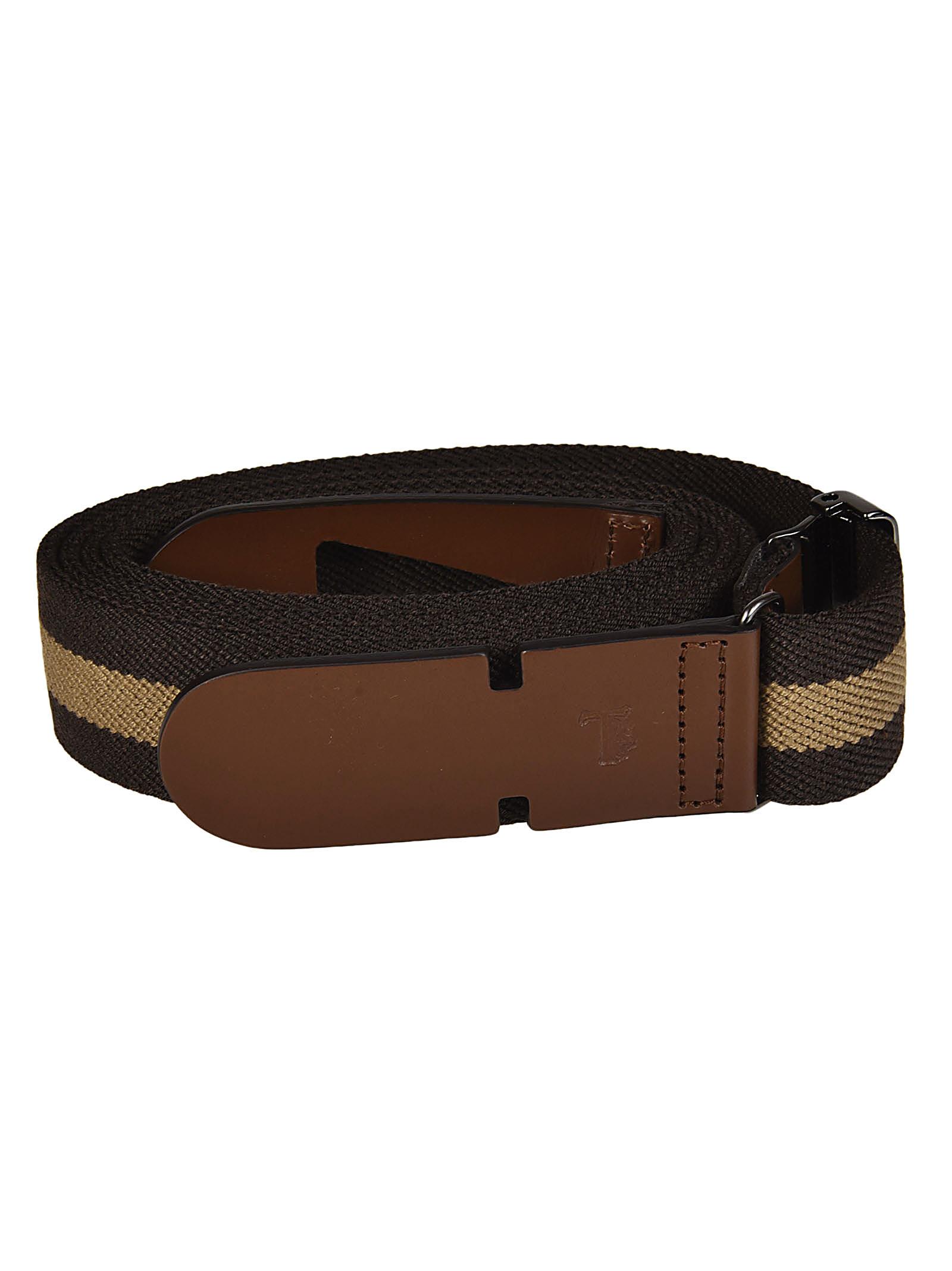 Tods Mens XCMCP770100J219146 Brown Fabric Belt