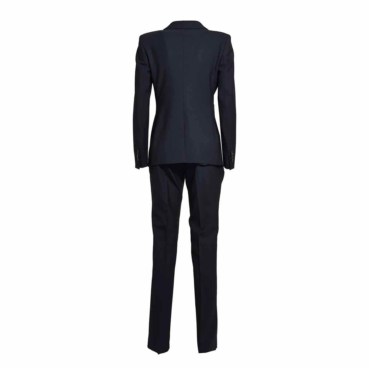 Shop Tagliatore Single-breasted Two-piece Suit Set In Nero