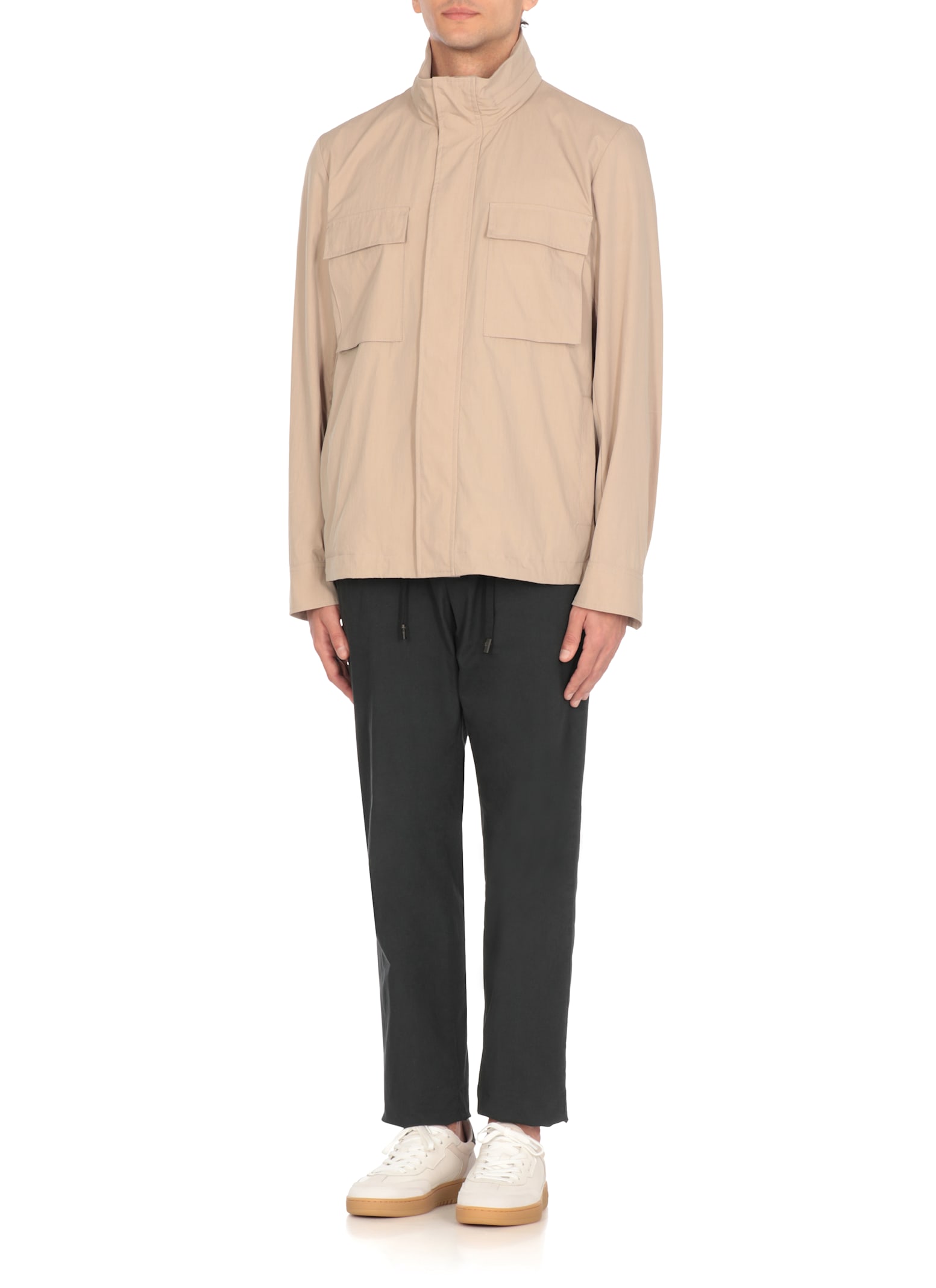 Peserico Beige Cotton Jacket