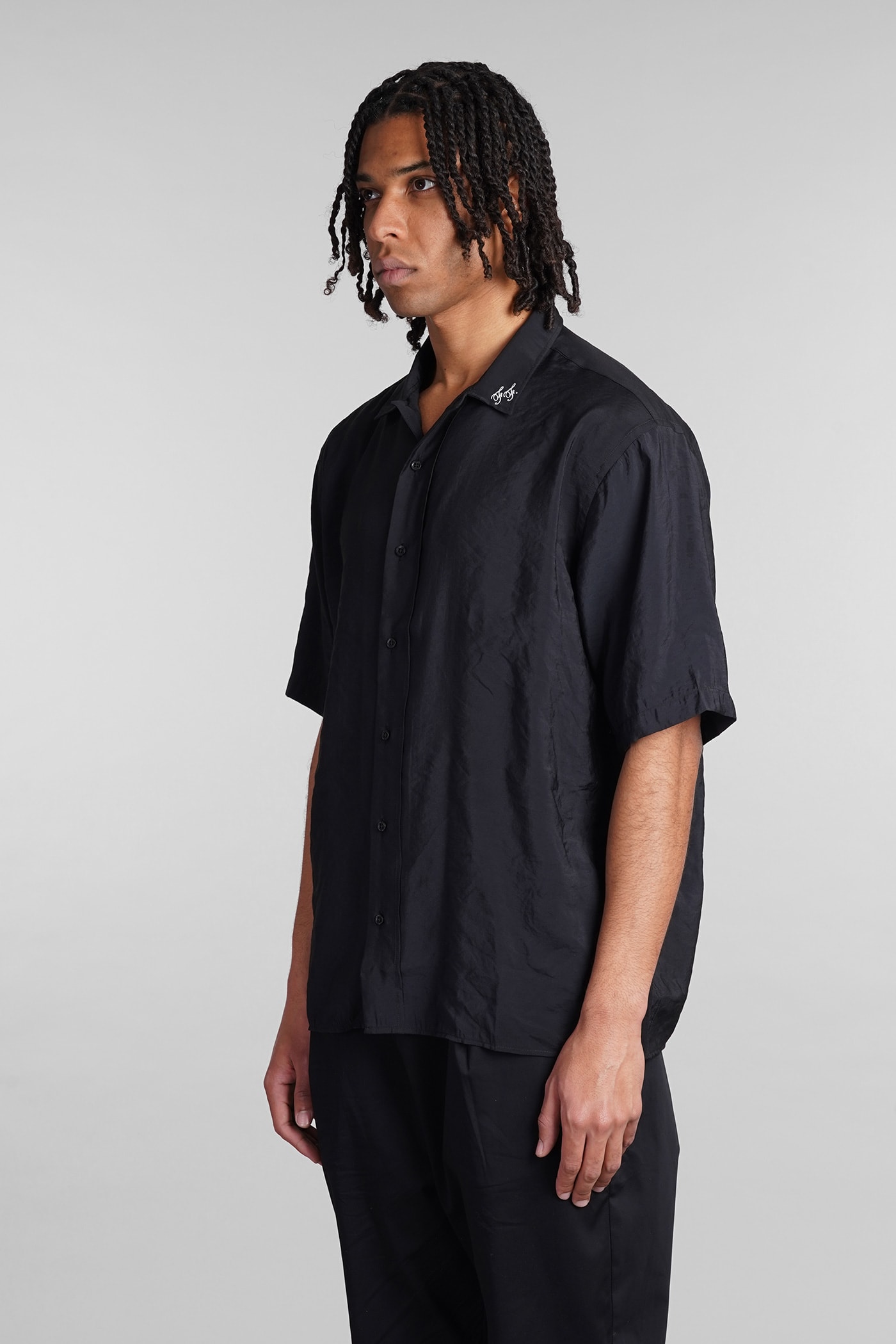 Shop Family First Milano Shirt In Black Paper