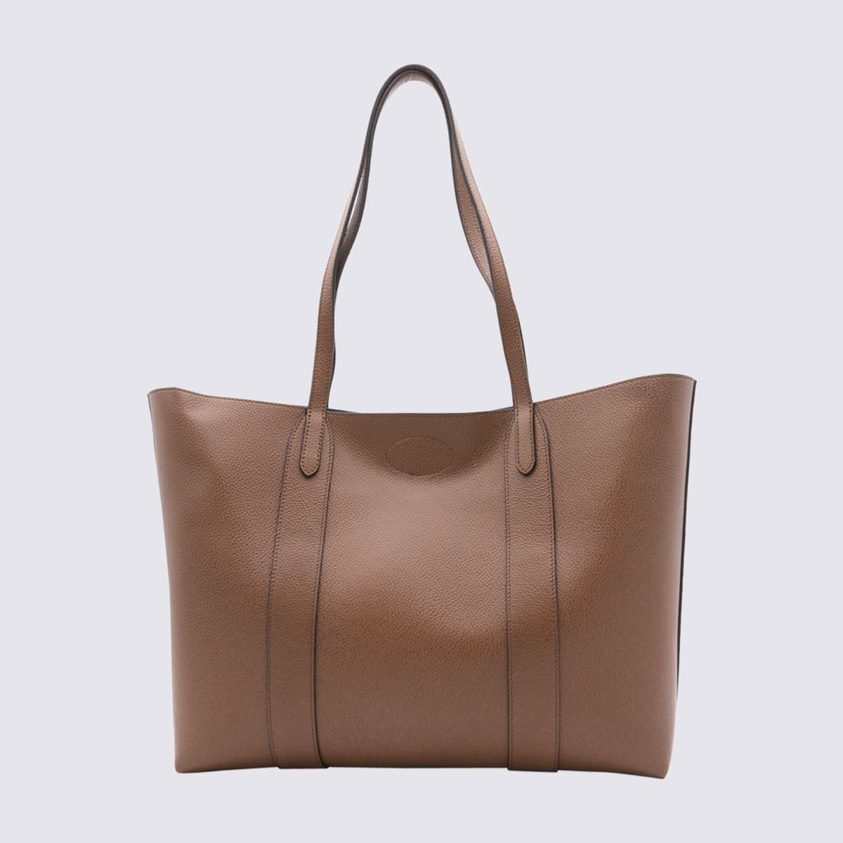 Shop Mulberry Brown Leather Tote Bag In Oak