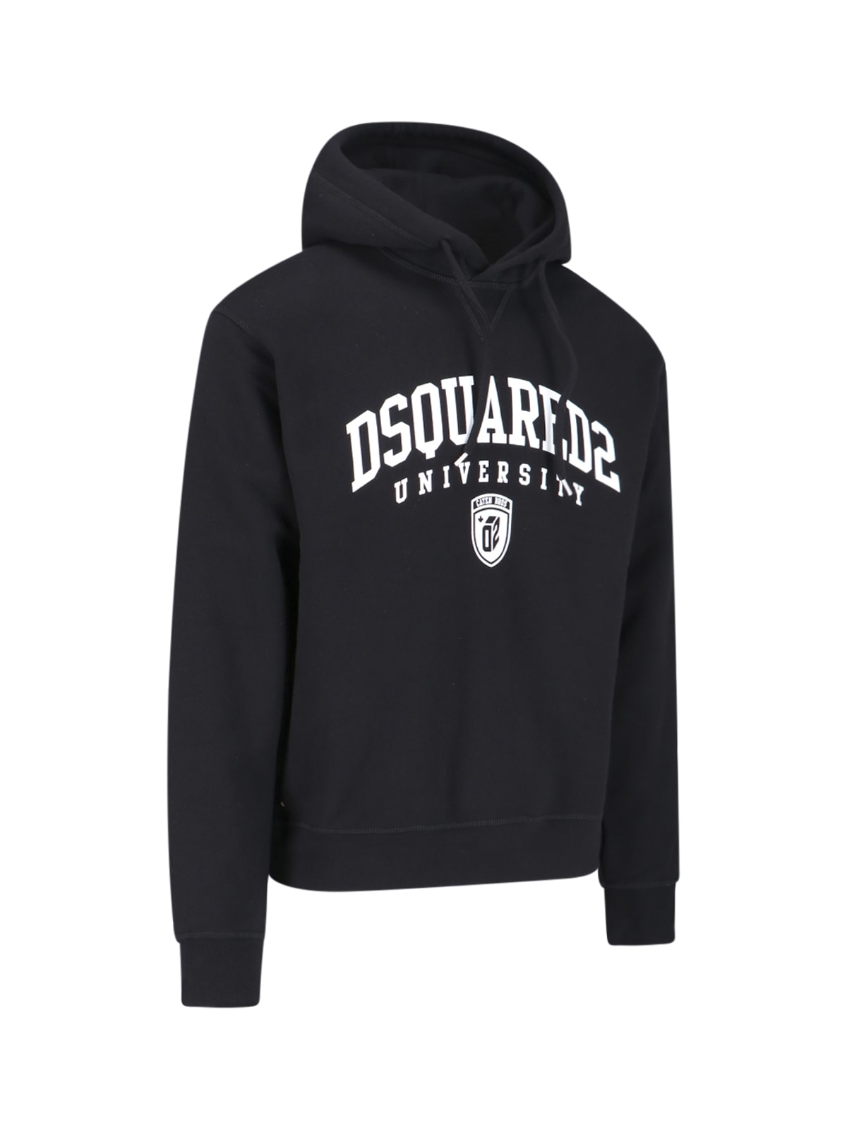 Shop Dsquared2 Logo Hoodie In Black
