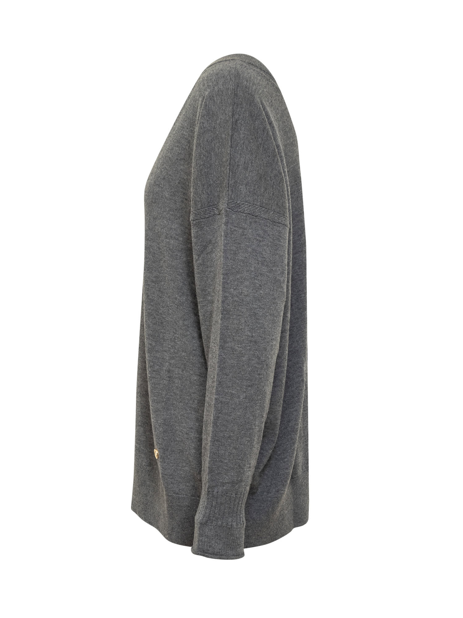 Shop Stella Mccartney Merino Wool Jumper In Grey