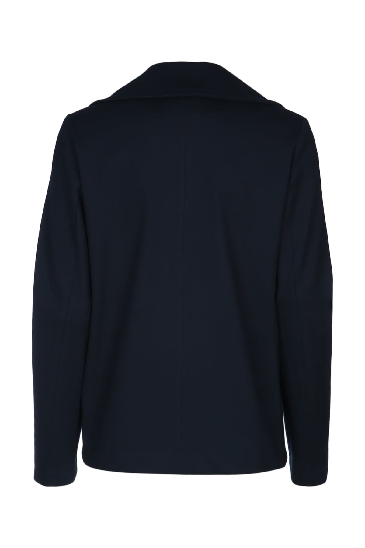 Harris Wharf London Women Peacoat Diagonal Crafted With Loro Piana Fab In Navyblue