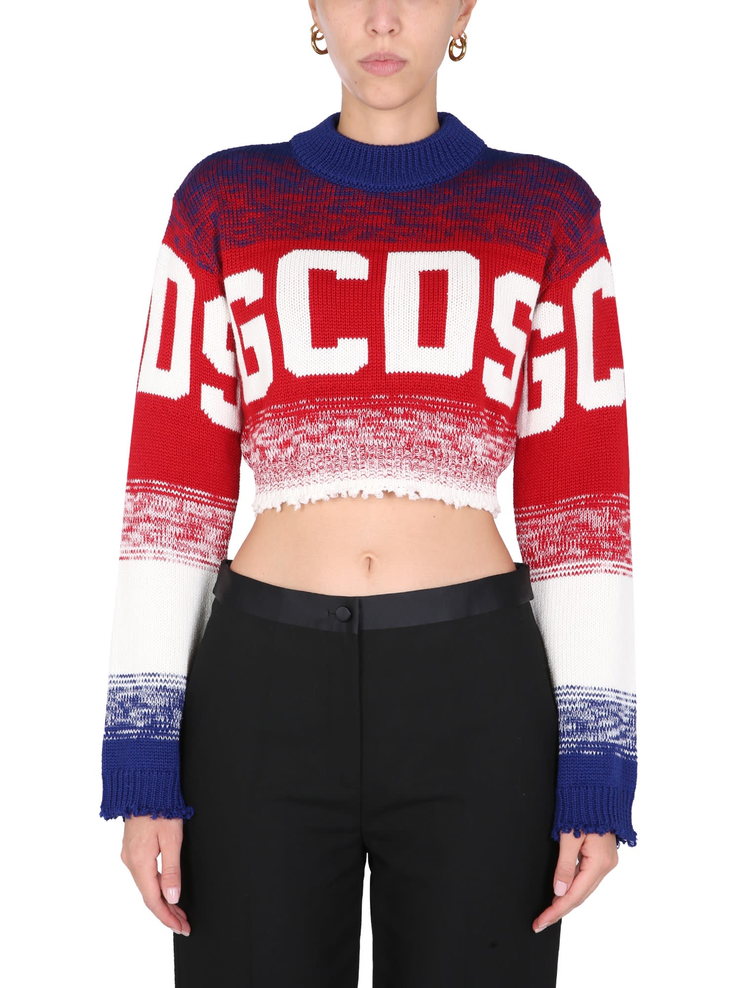 Women's Lurex And Logoed Pullover by Gcds