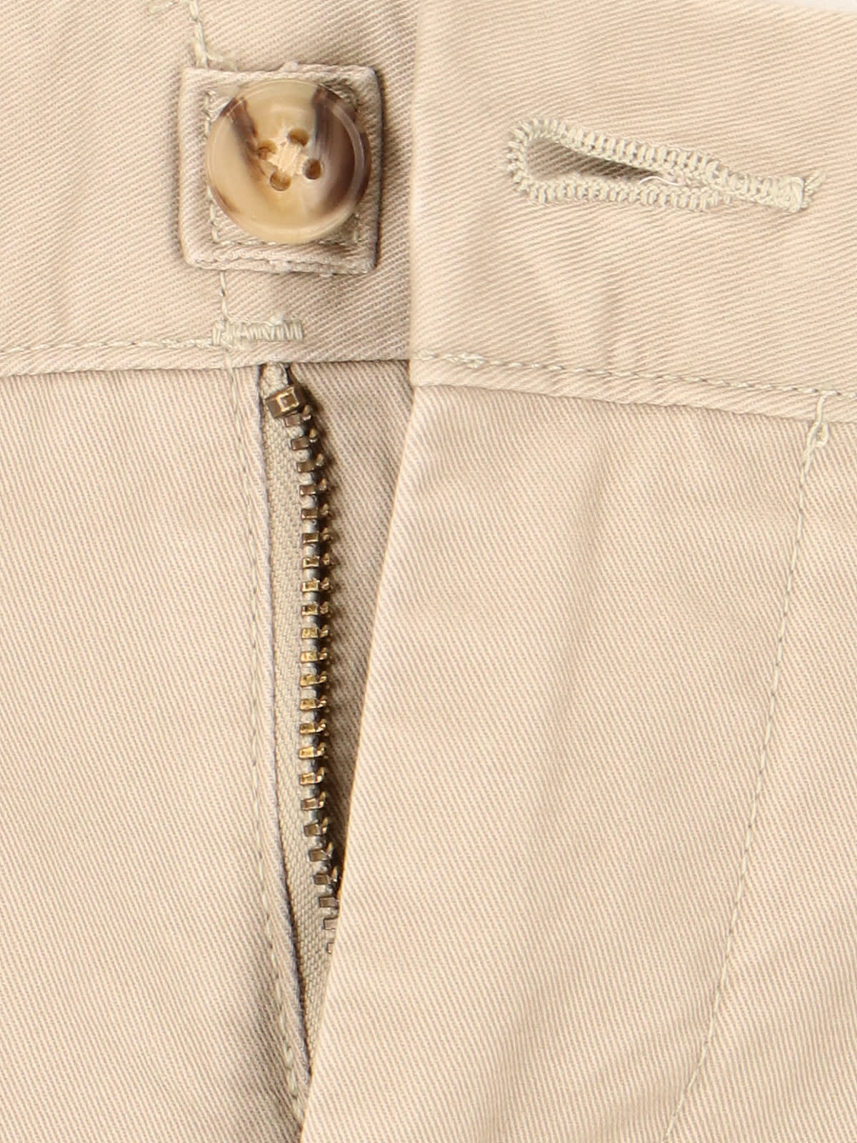 Shop Polo Ralph Lauren Logo Embroidery Shorts In Beige