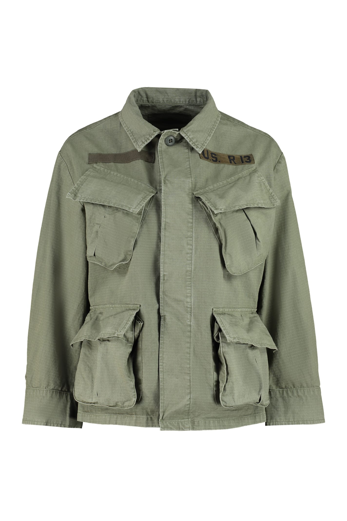 R13 Multi-pocket Cotton Jacket