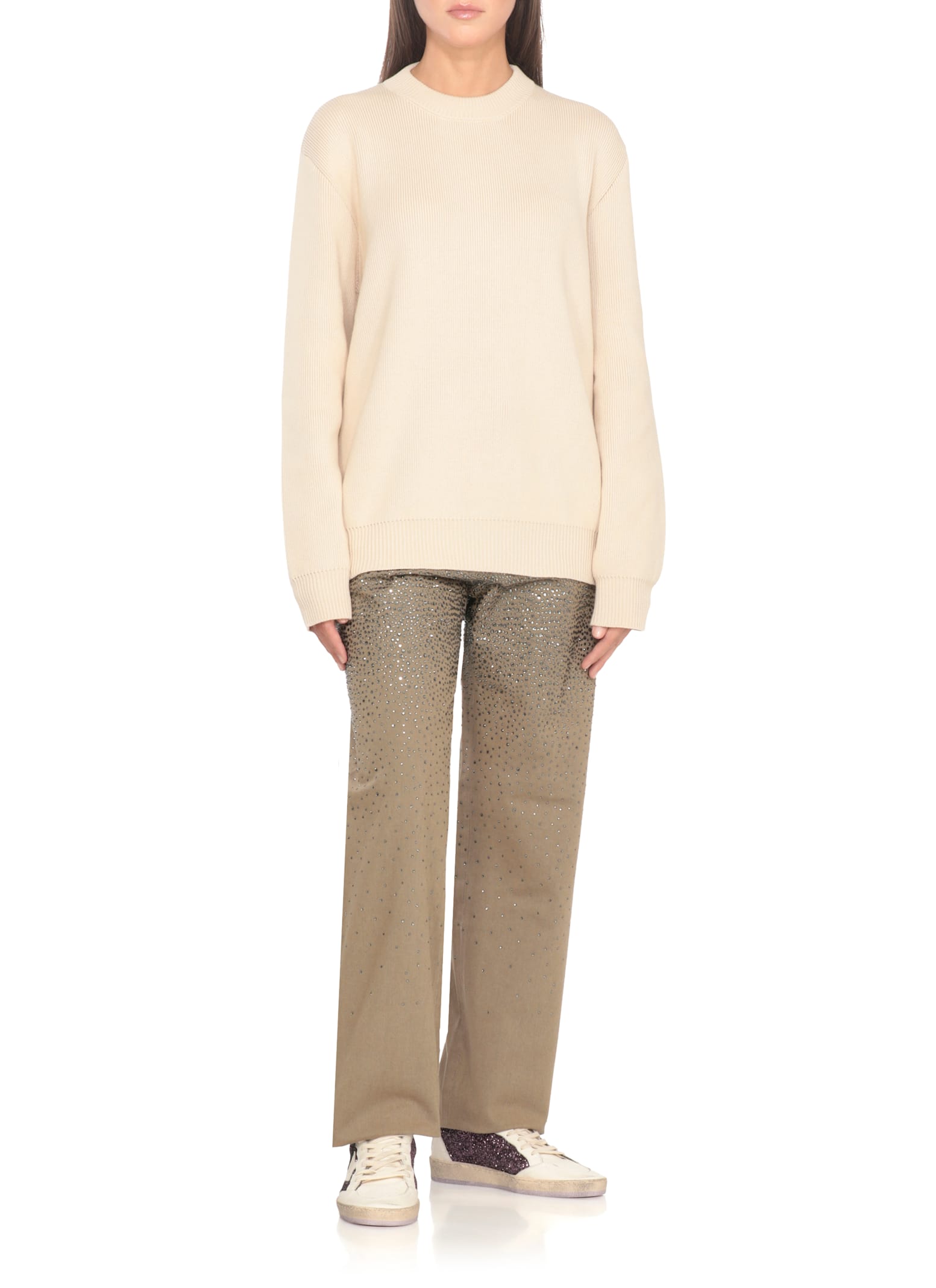 Golden Goose Iconic Star Low Top Sneakers In Purple