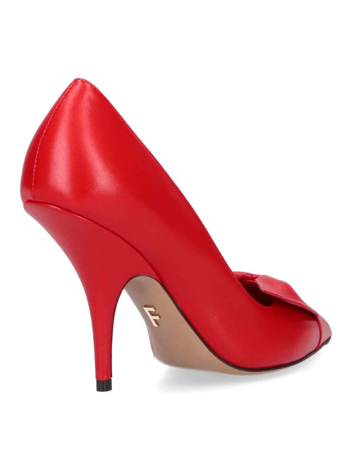 Ferragamo 70mm Bow Pointed-toe Pumps In Red