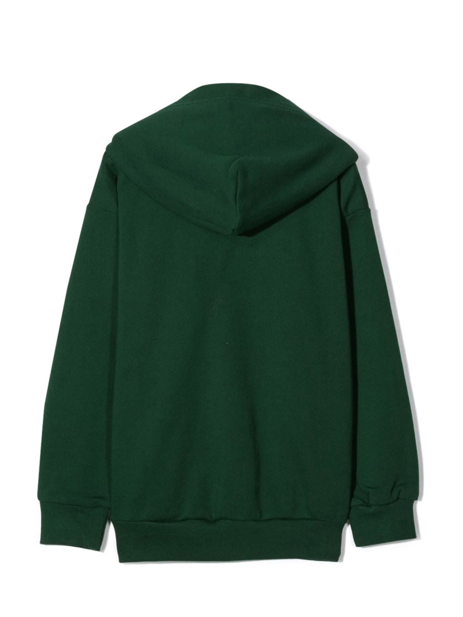 Diesel Logo Over Felpa In Green