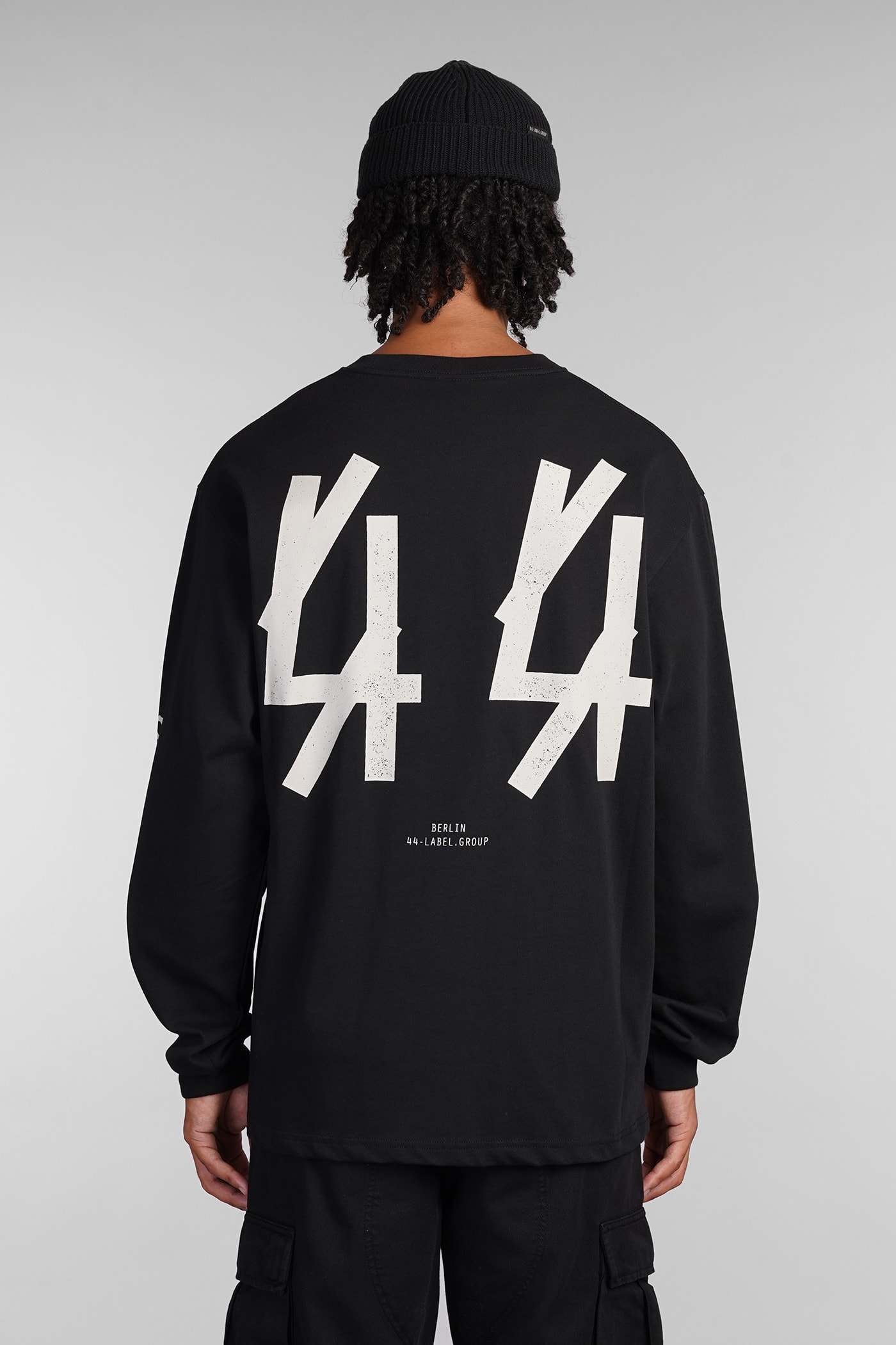 Shop 44 Label Group T-shirt In Black Cotton