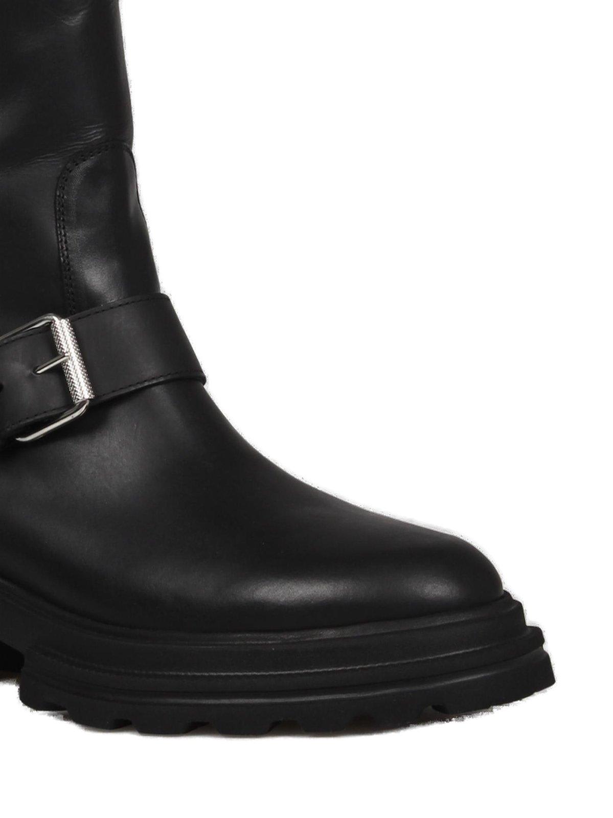 Hogan 10-storey Biker Boot In Black