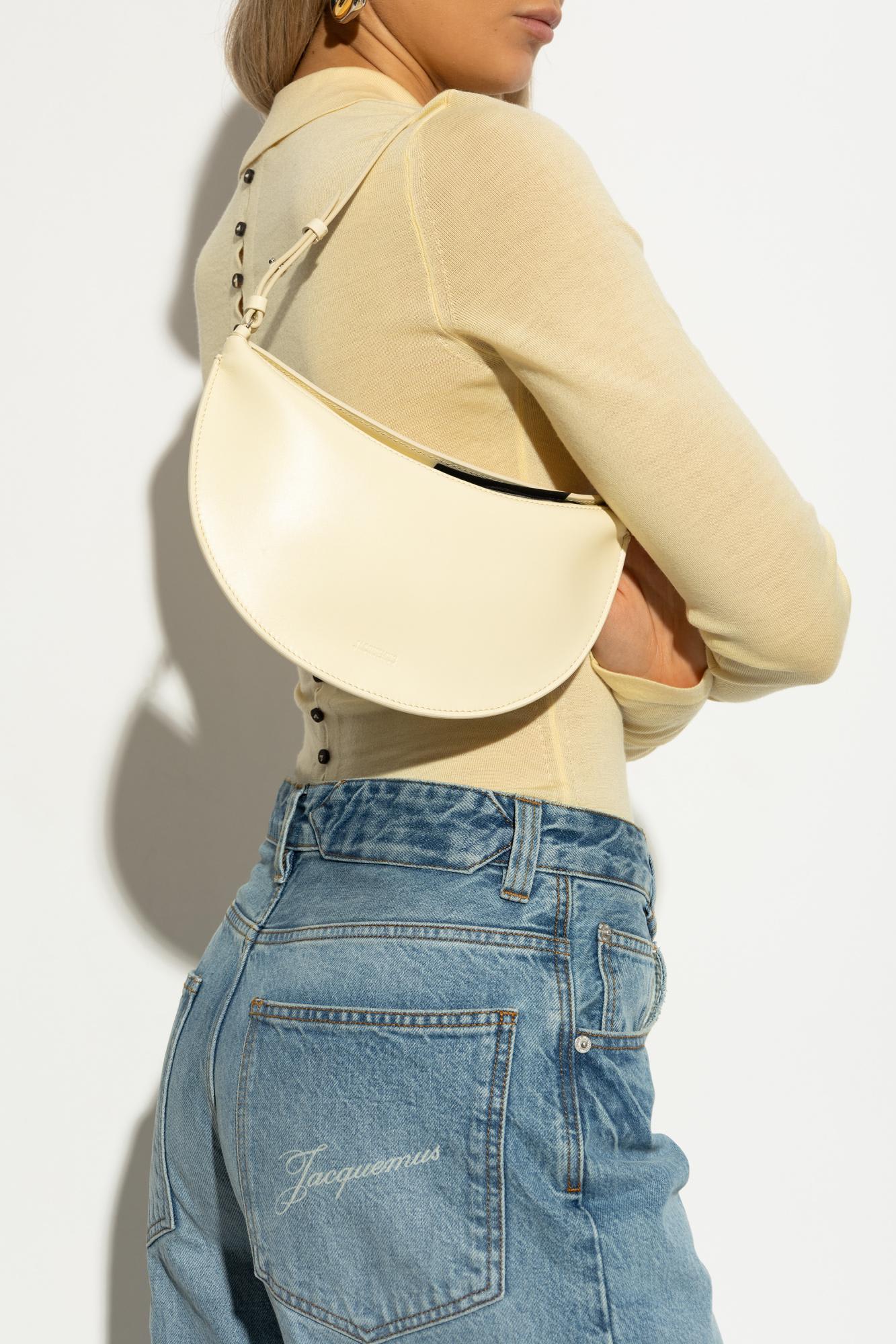 Jacquemus Shoulder Bag Le Petit Ovalo In White