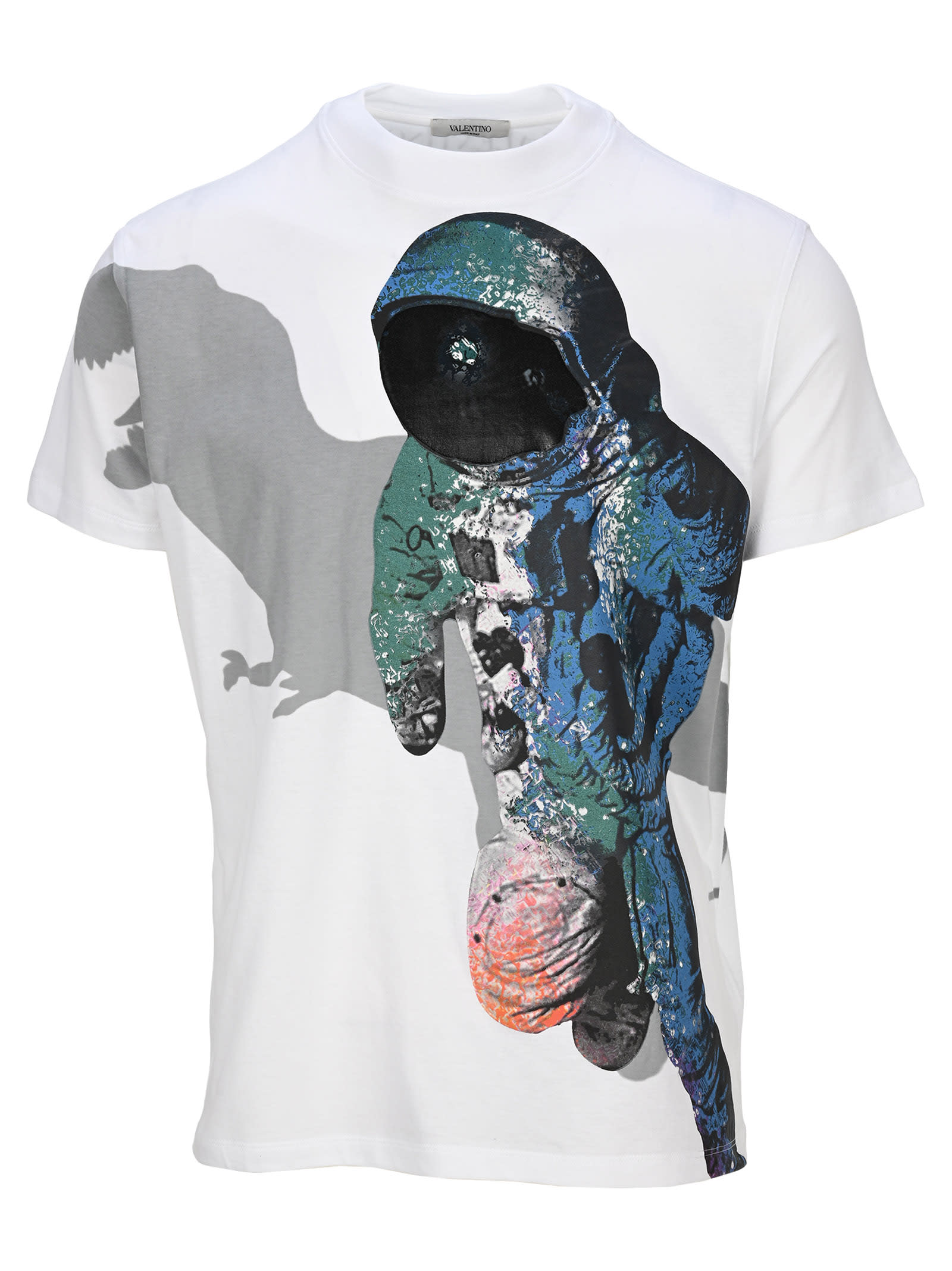 VALENTINO DINOSAUR ASTRONAUT T-SHIRT,11235968