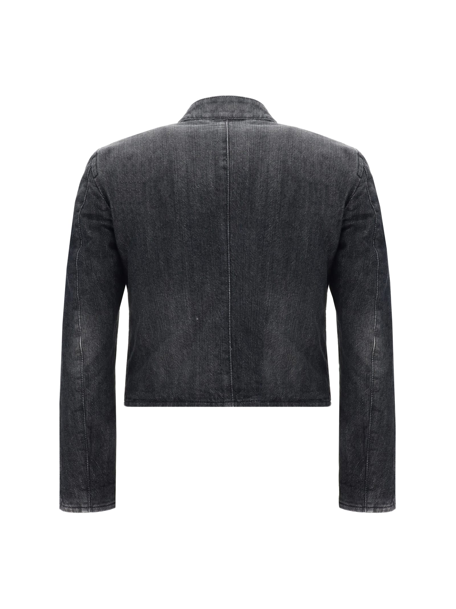 Shop Balenciaga Shrunk Racer Jacket In Black Ring