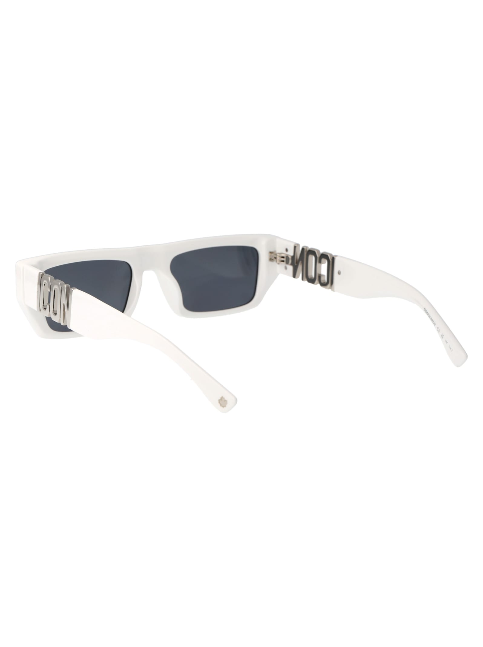 Shop Dsquared2 Icon 0011/s Sunglasses In Vk6ir White