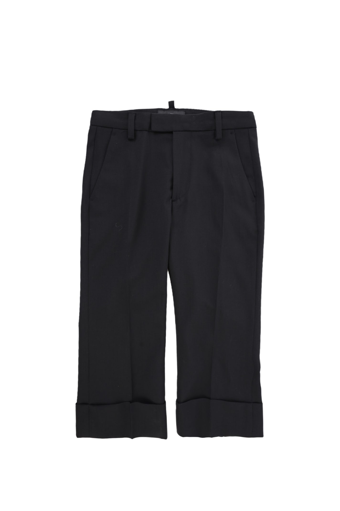 Dsquared2 Kids' Wool Pants In Back