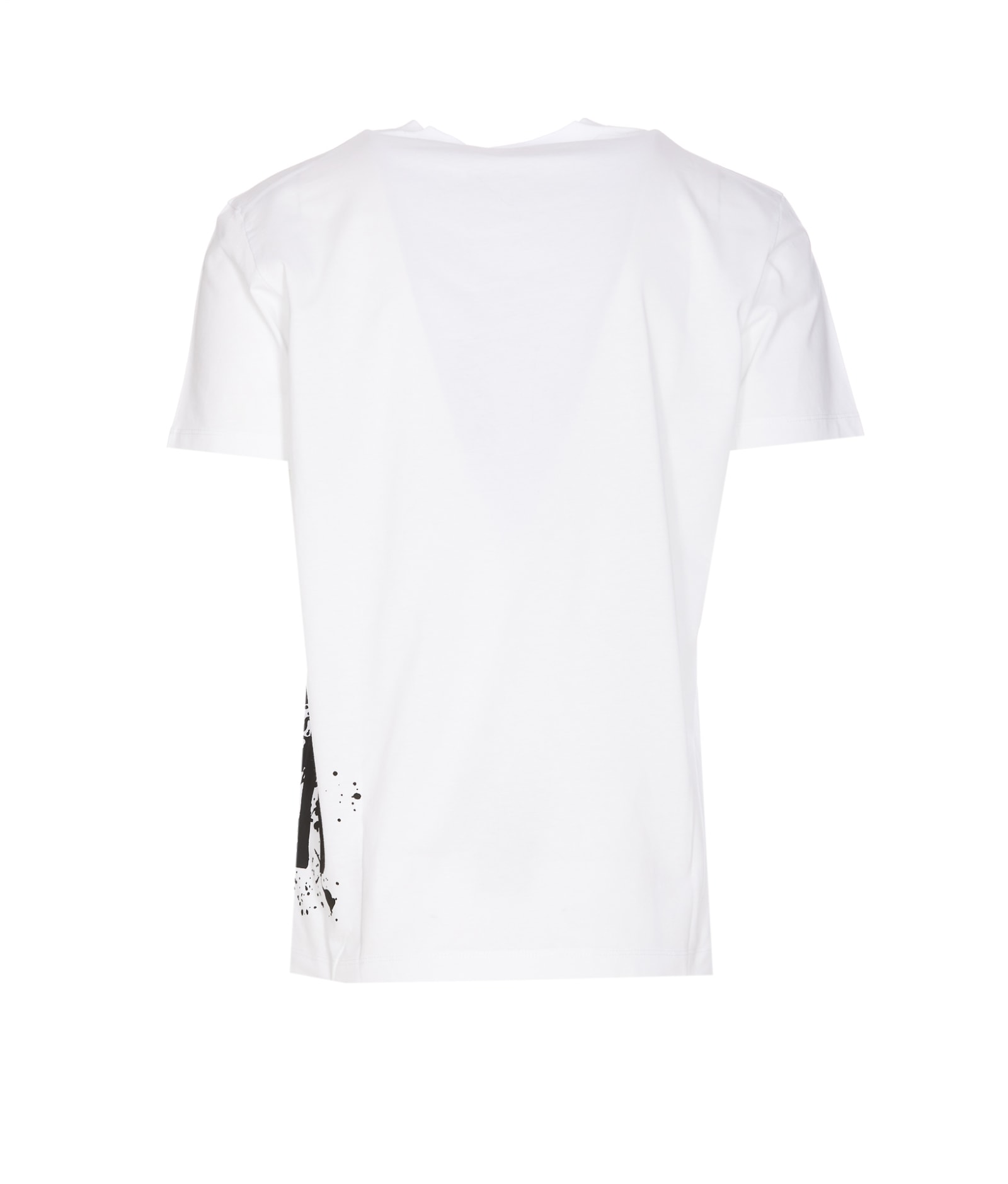 Shop Dsquared2 Icon Logo T-shirt In Bianco
