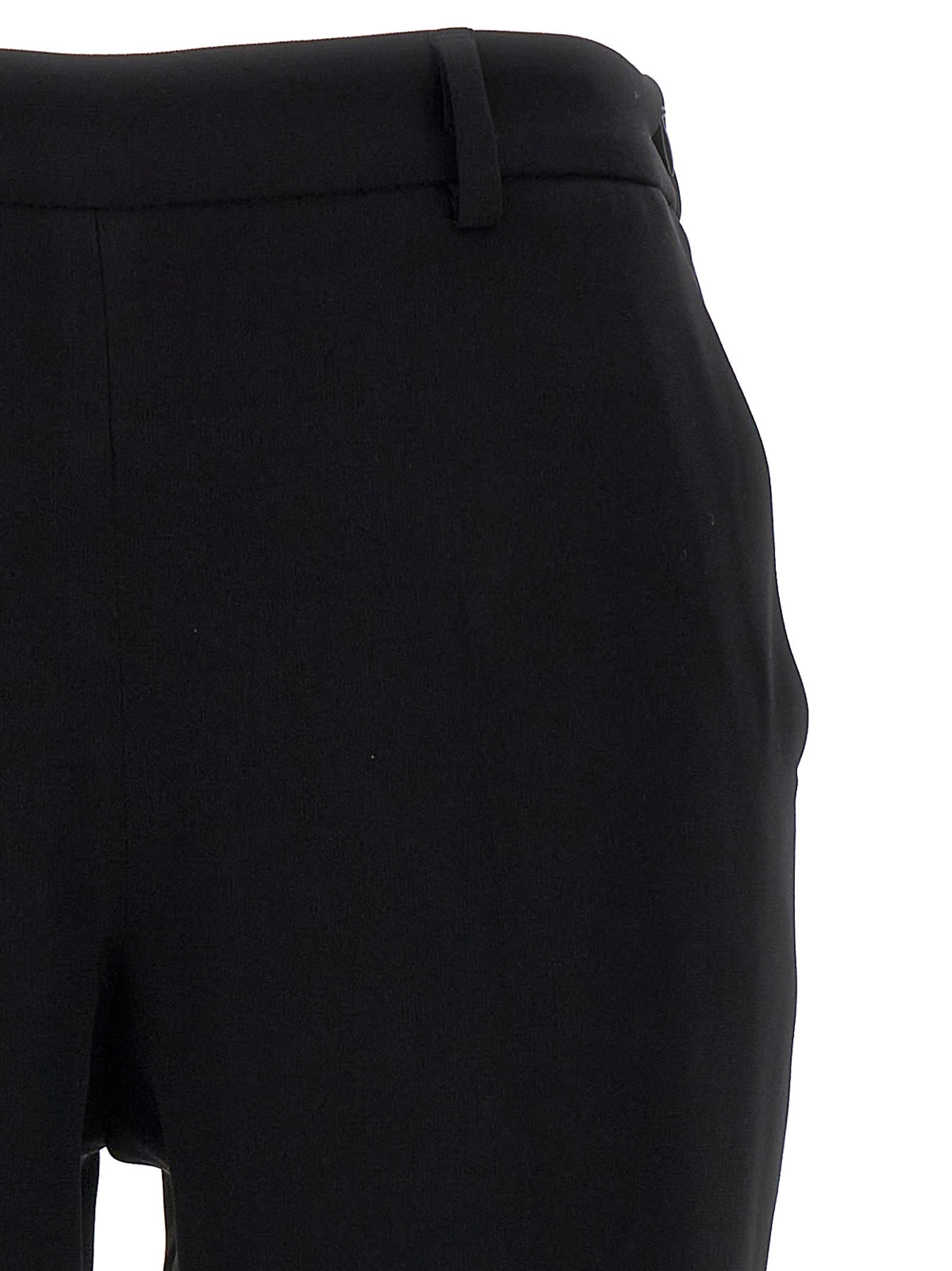 Shop Alberto Biani Pantalone Cady In Black