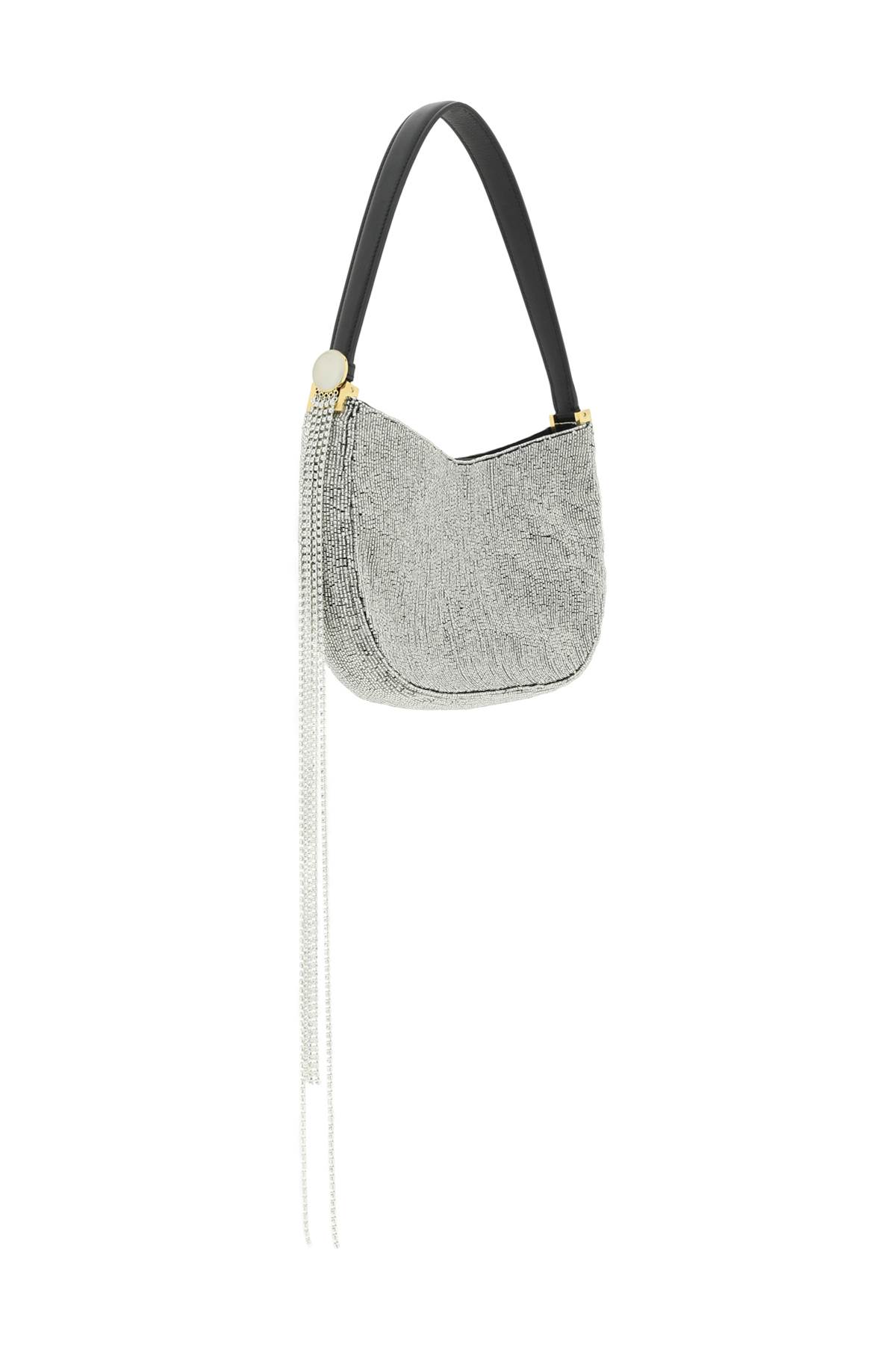 Shop Magda Butrym Vesna Shoulder Bag In Silver (silver)