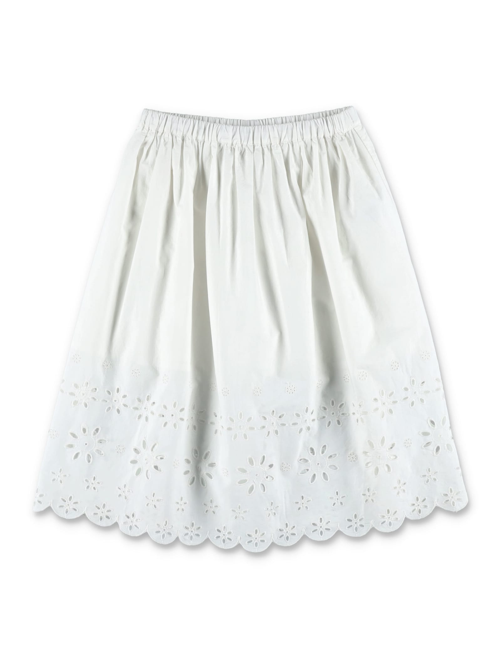 Shop Bonpoint Flora Skirt In White