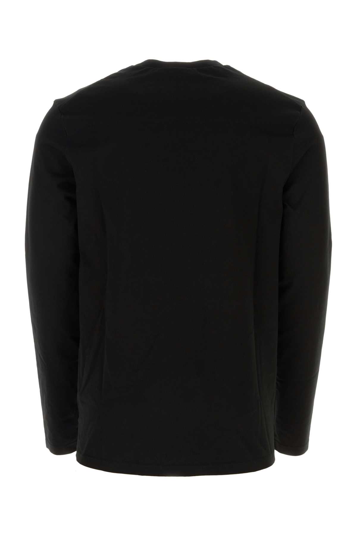 Shop Jil Sander Black Cotton T-shirt In 001