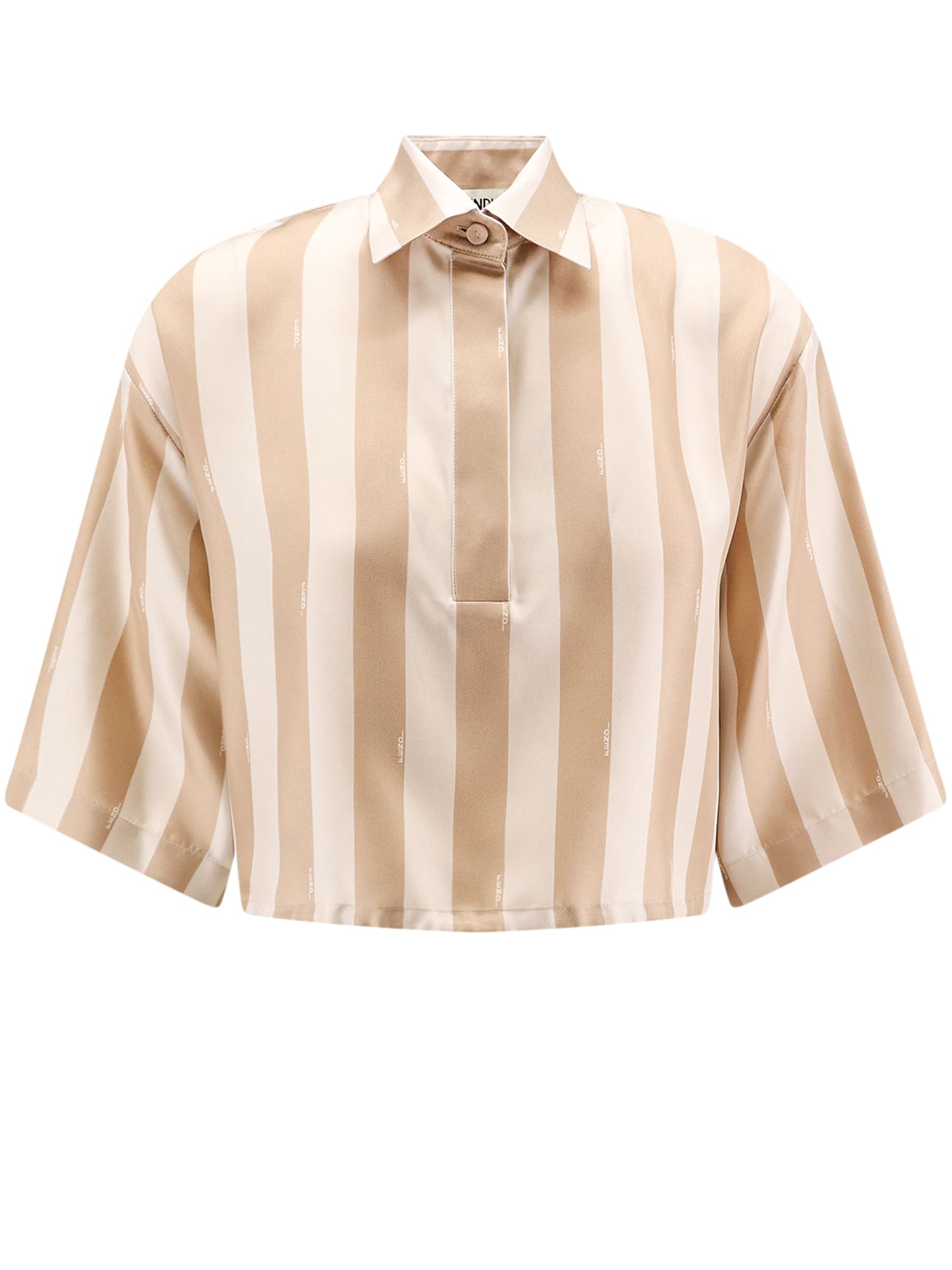 Shop Fendi Shirt In Beige