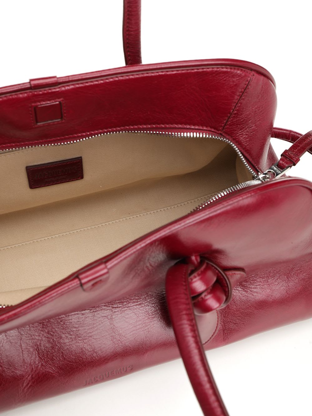 Jacquemus Le Turismo Shoulder Bag In Burgundy