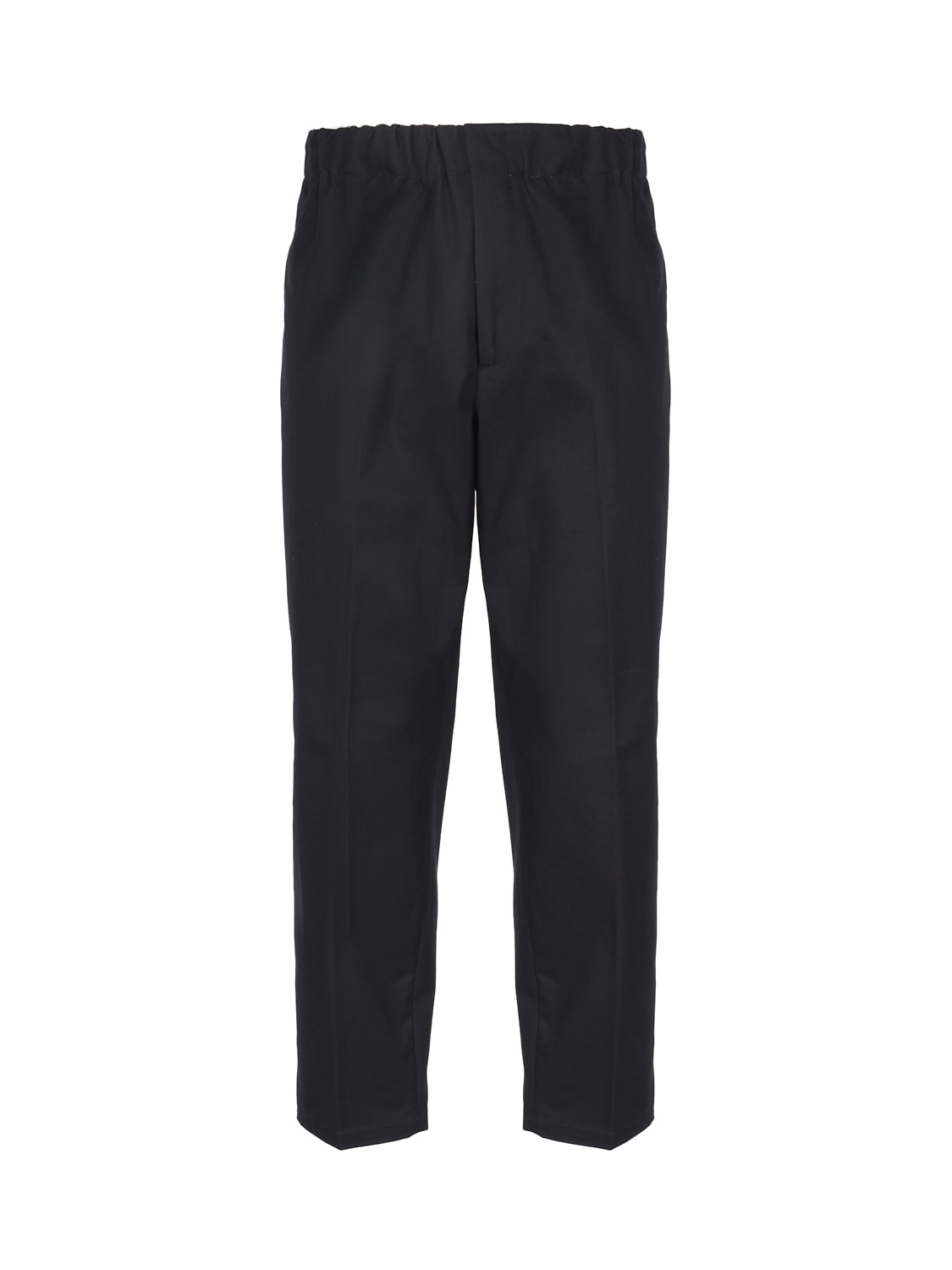 Shop Jil Sander Tapered Trousers In Navy