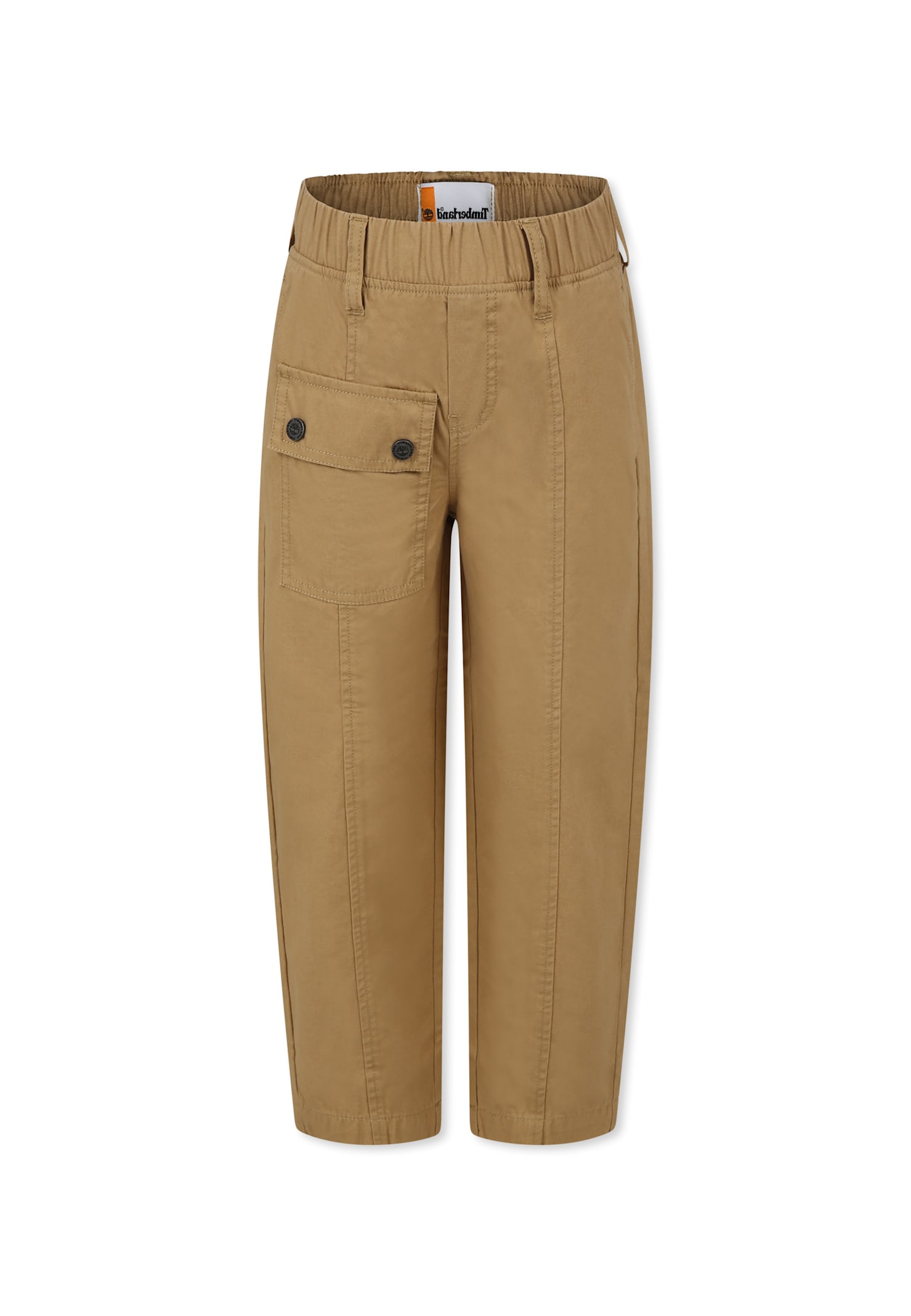 Timberland Beige Trousers For Boy With Logo In Beige