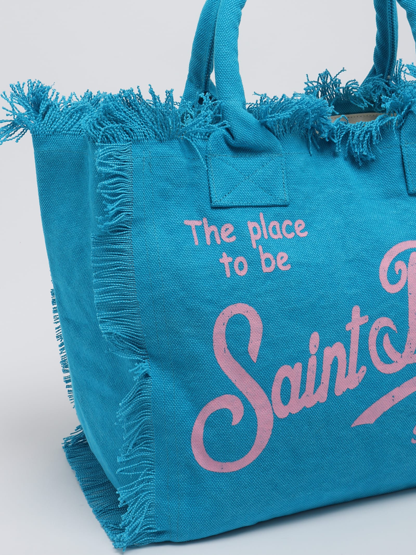 Shop Mc2 Saint Barth Vanity Shoulder Bag In Azzurro Chiaro
