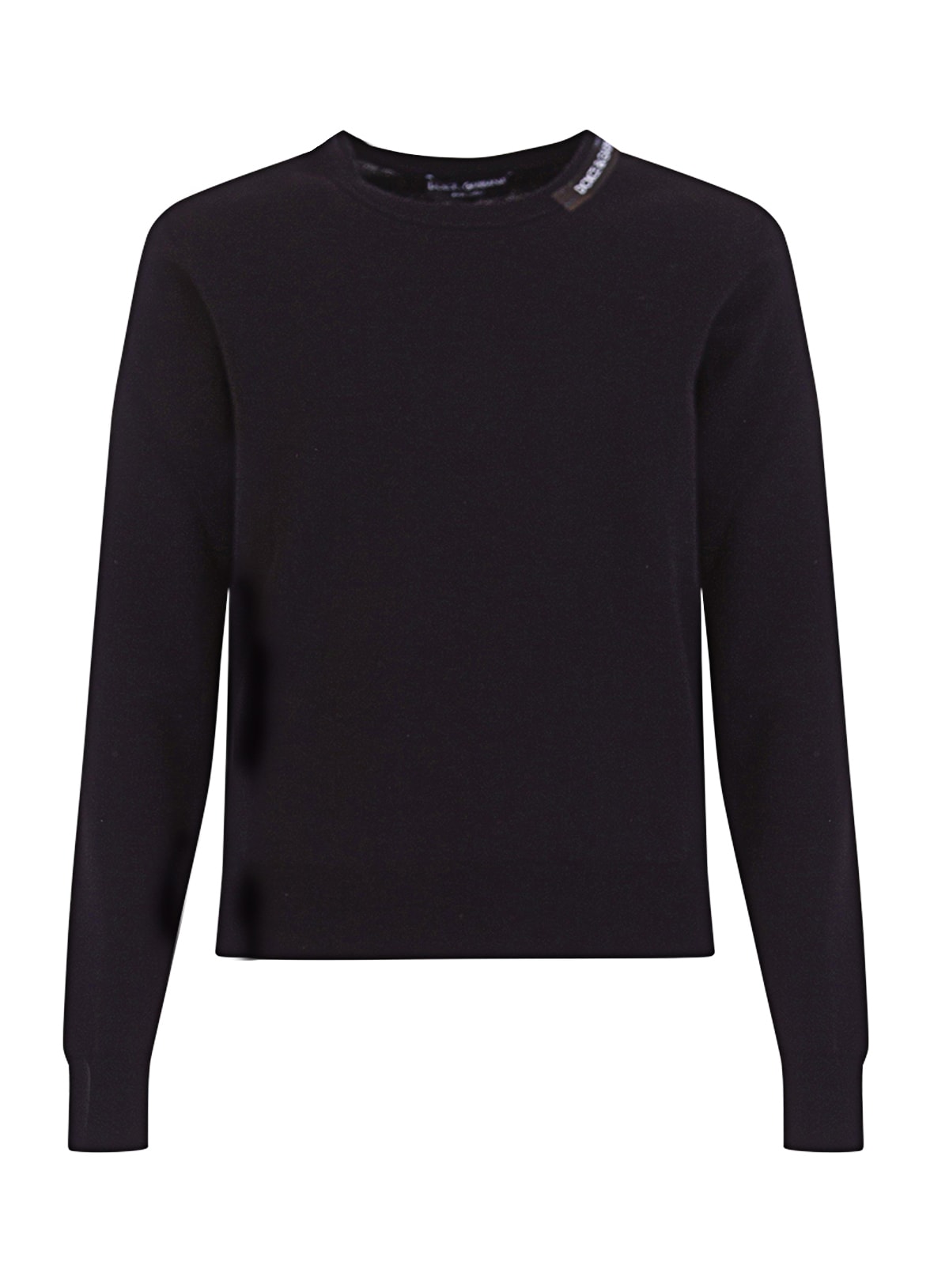 Dolce & Gabbana Silk And Cotton Round-neck Sweater