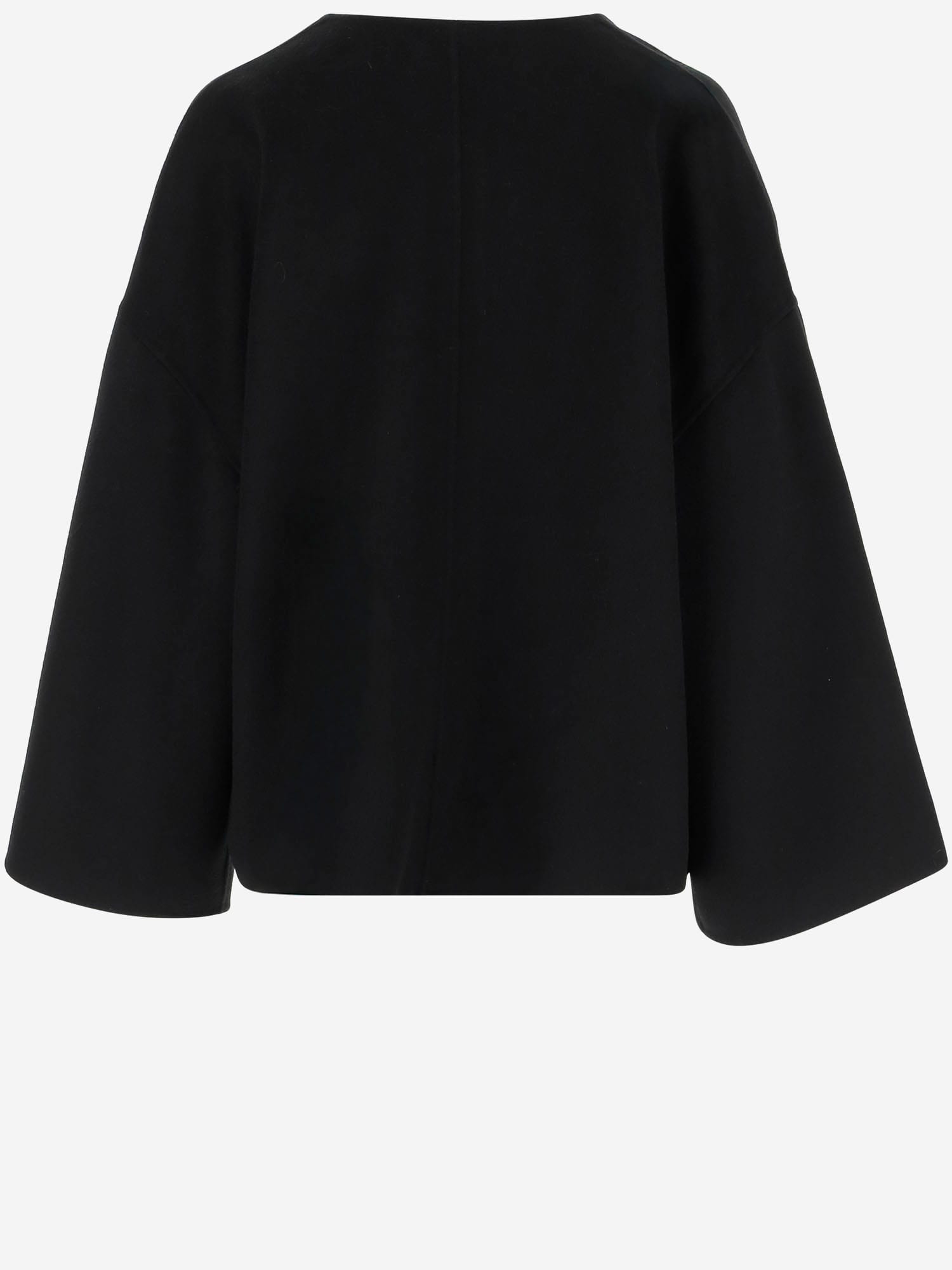 By Malene Birger Jacquie Wool Jacket In Black
