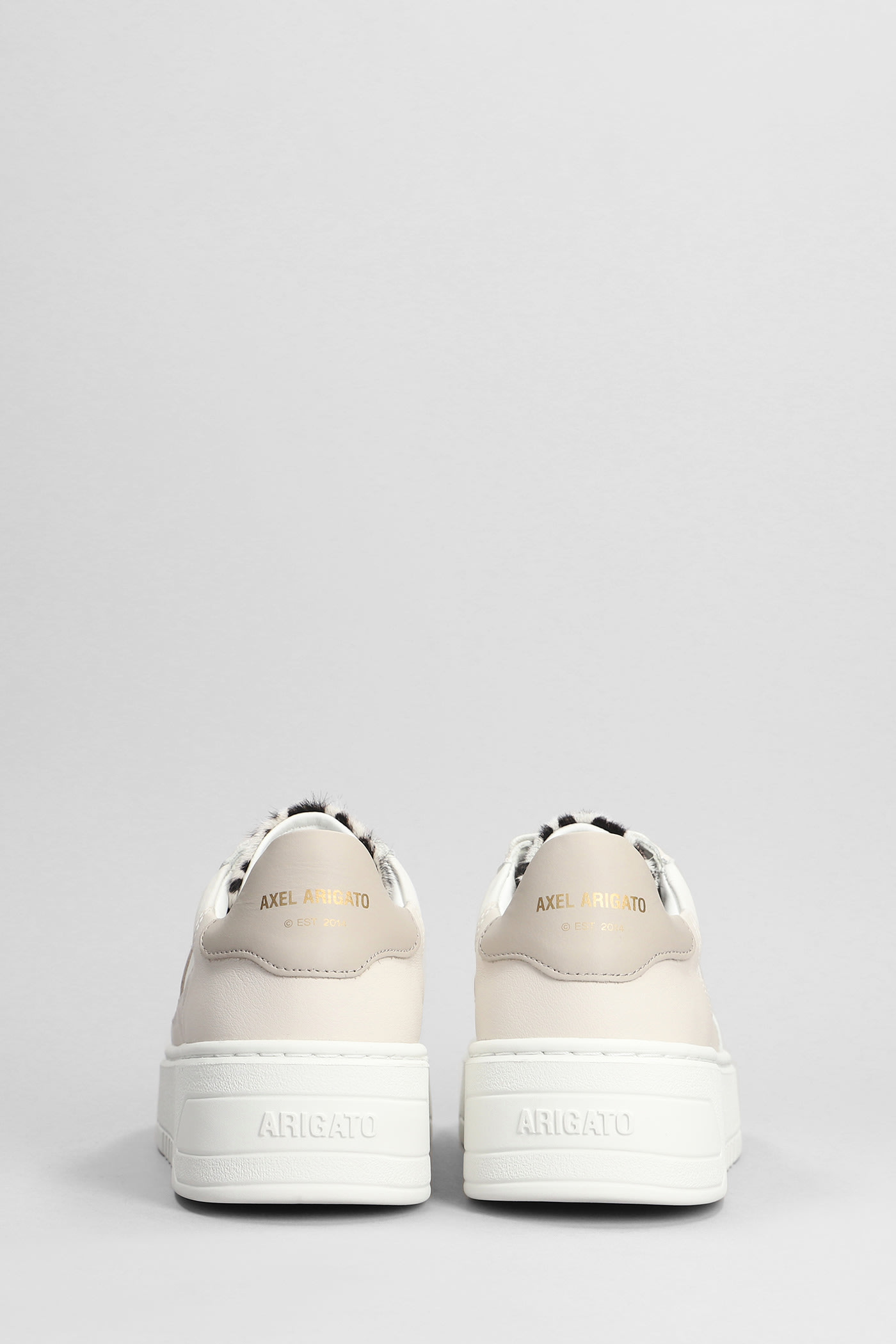 Shop Axel Arigato Orbit Vintage Sneakers In Beige Leather