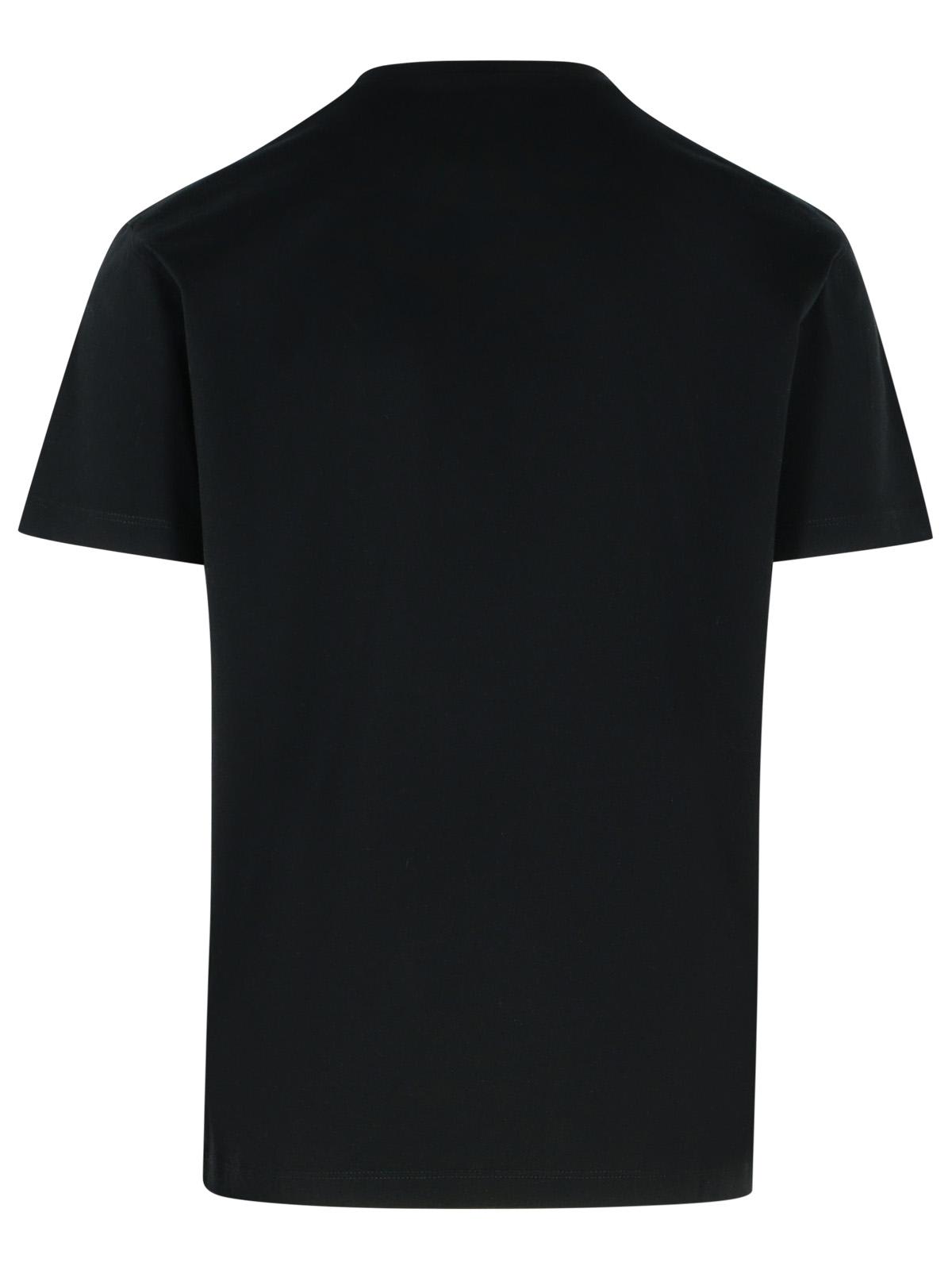 DSQUARED2 BLACK COTTON T-SHIRT