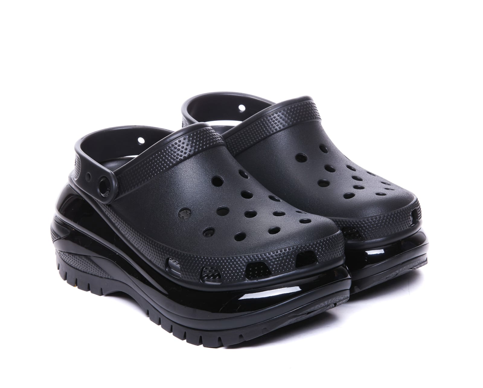 Shop Crocs Classic Mega Crush Clog W In Black