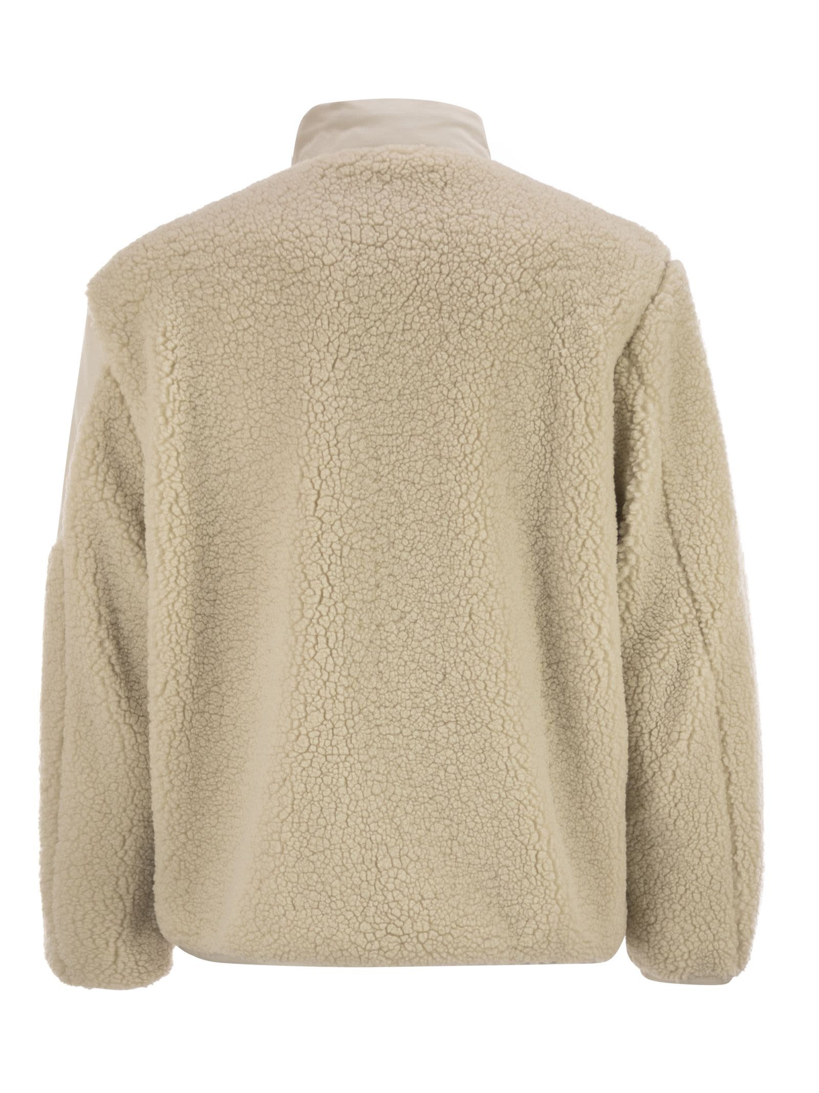 Moose Knuckles Saglek - Sherpa Jacket In Neutral