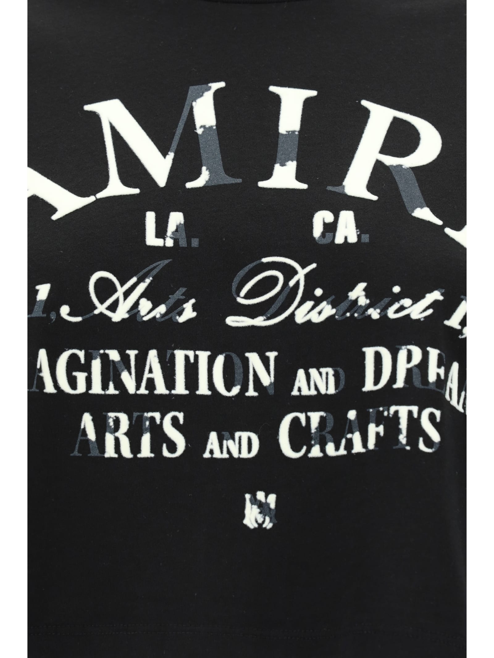 Shop Amiri District T-shirt In Black