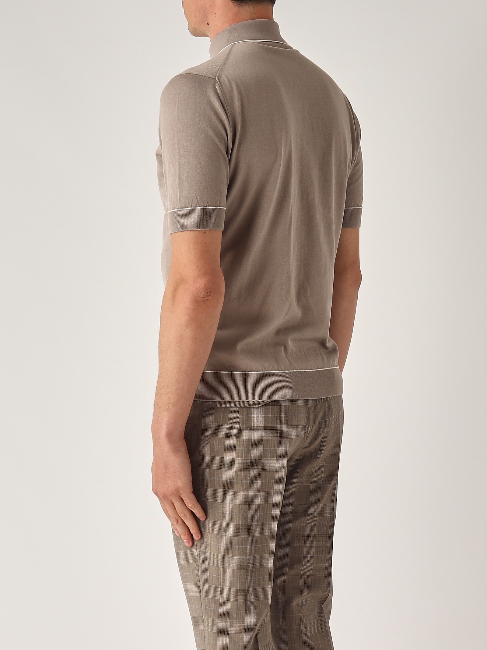 Filippo De Laurentiis Camicia M/c In Cotone Superlight Shirt In Gray
