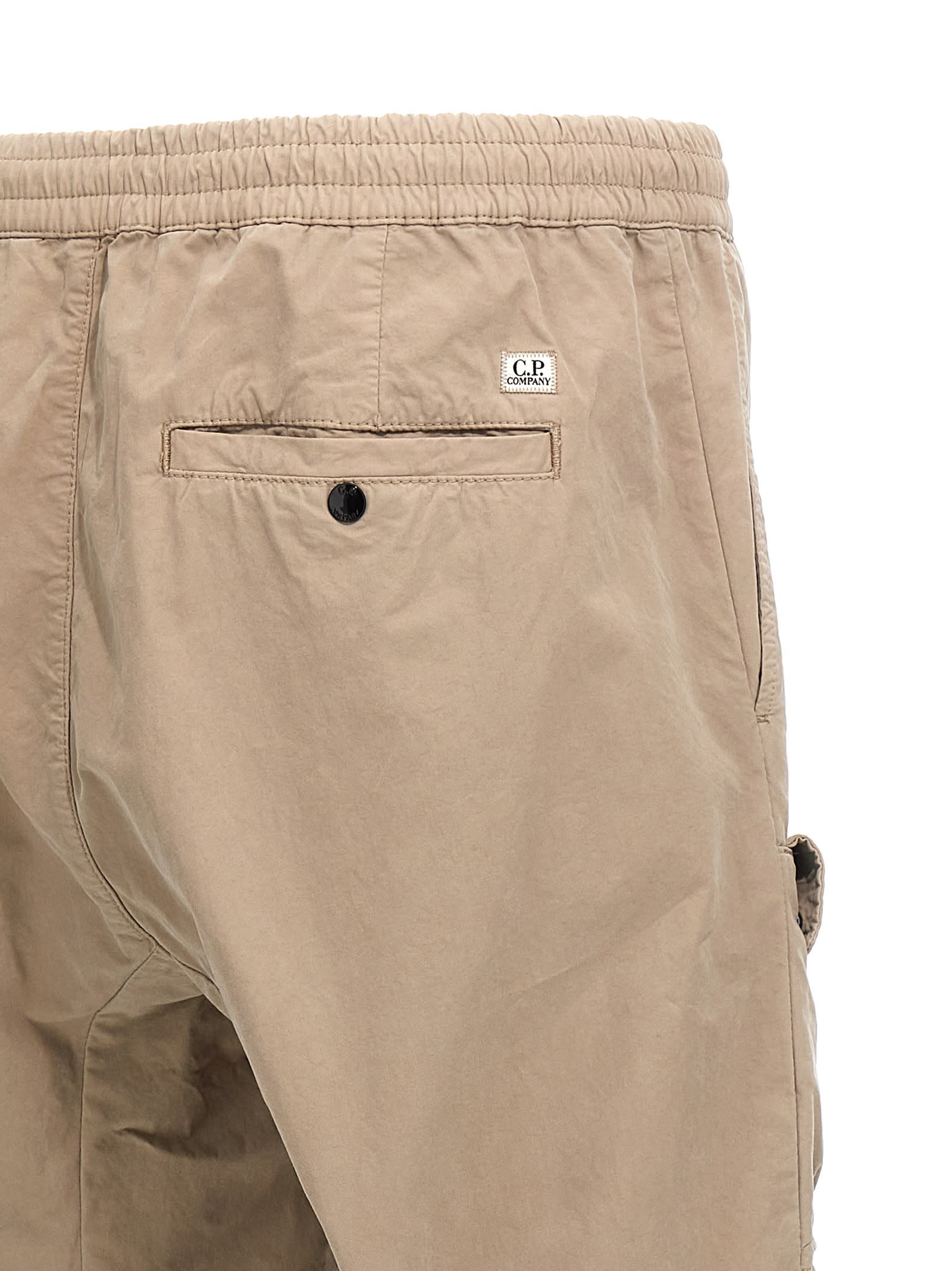 Shop C.p. Company Microreps Utility Pants In Beige