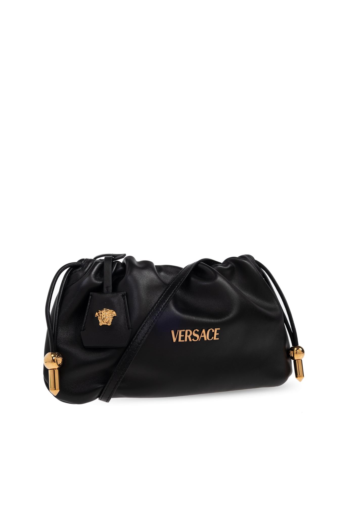 Versace Shoulder Bag Tag Mini In Black