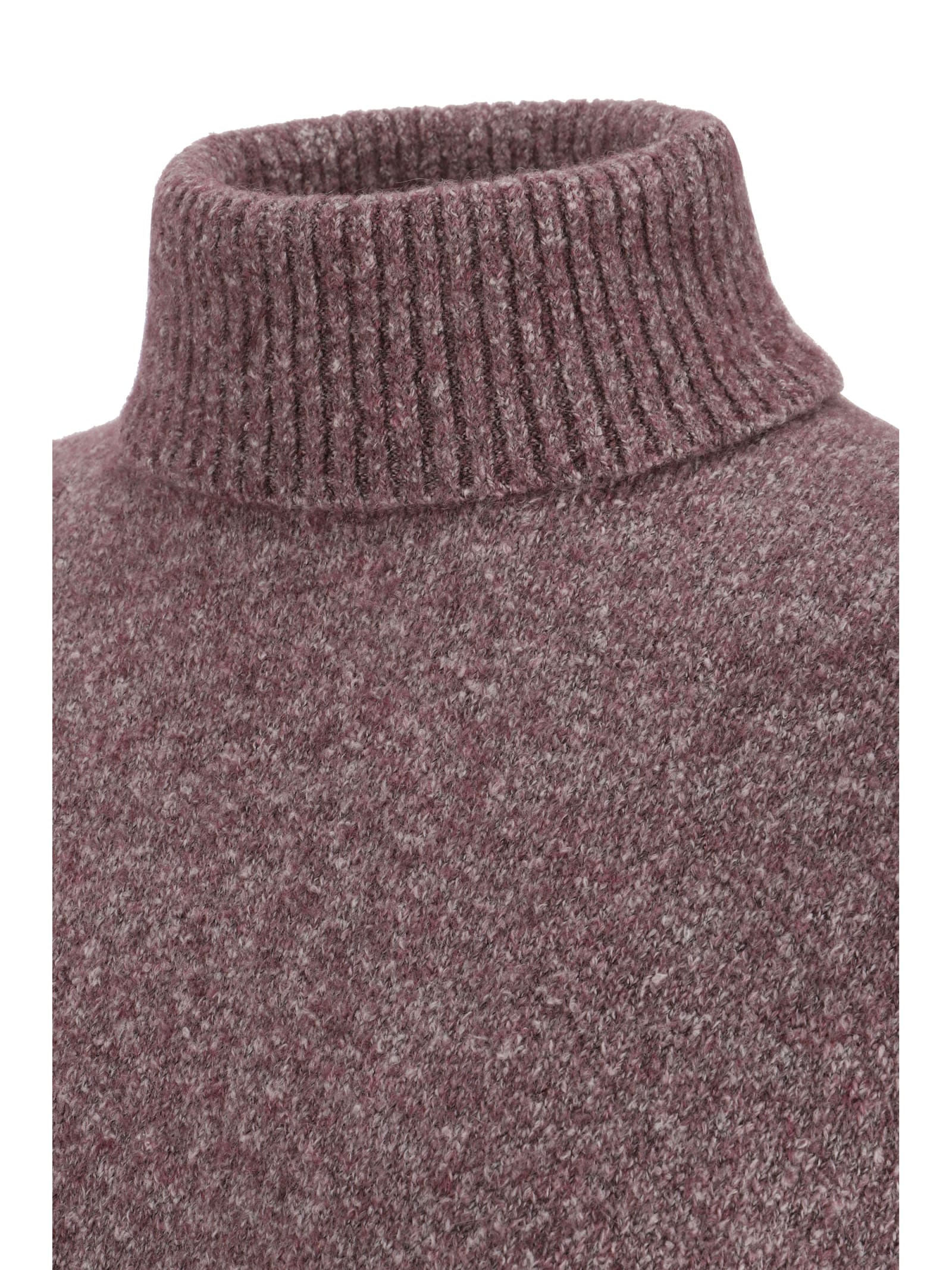 Shop Brunello Cucinelli Turtleneck Sweater In Cipolla