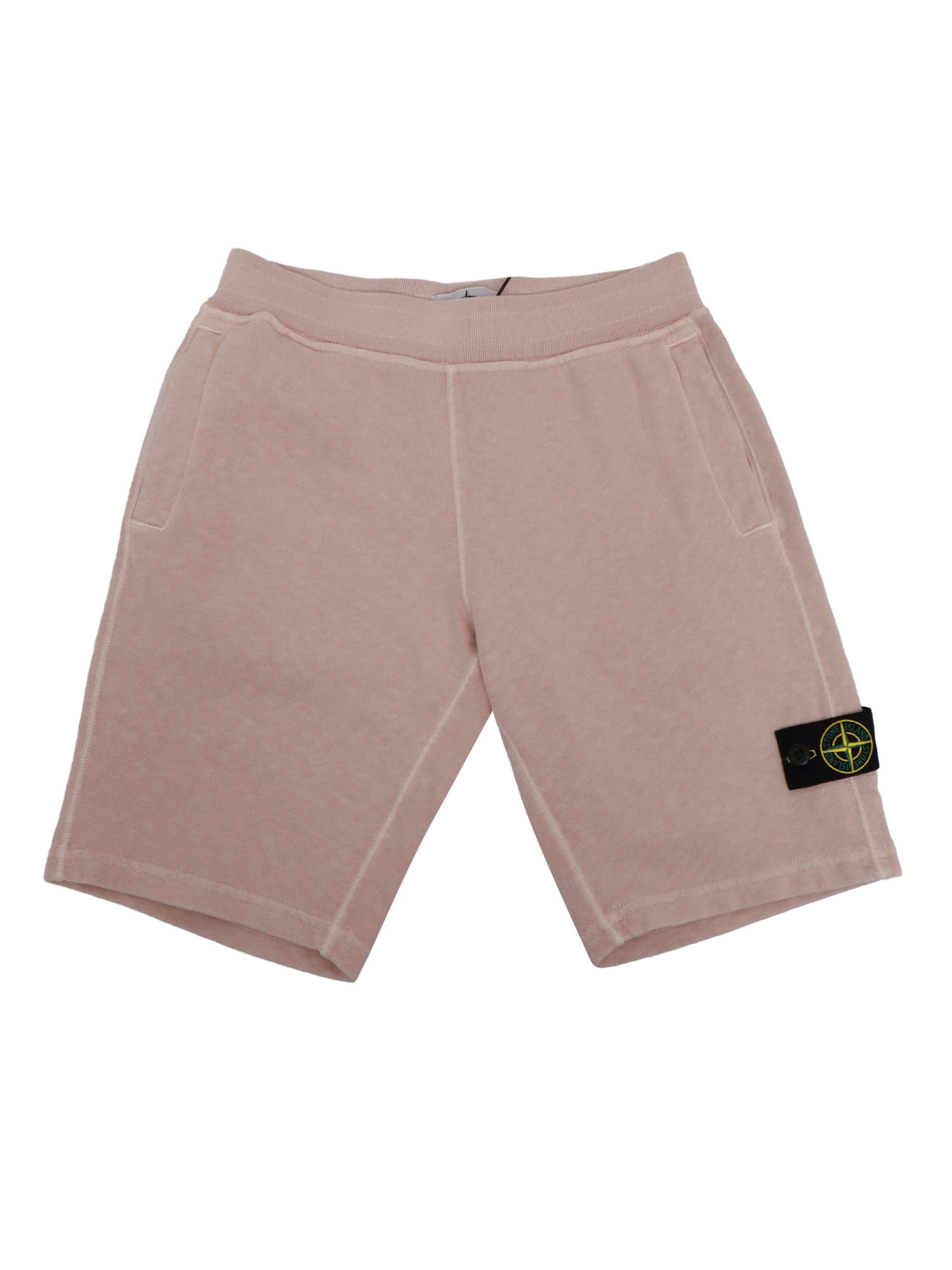 Stone Island Sweatpants In Pink