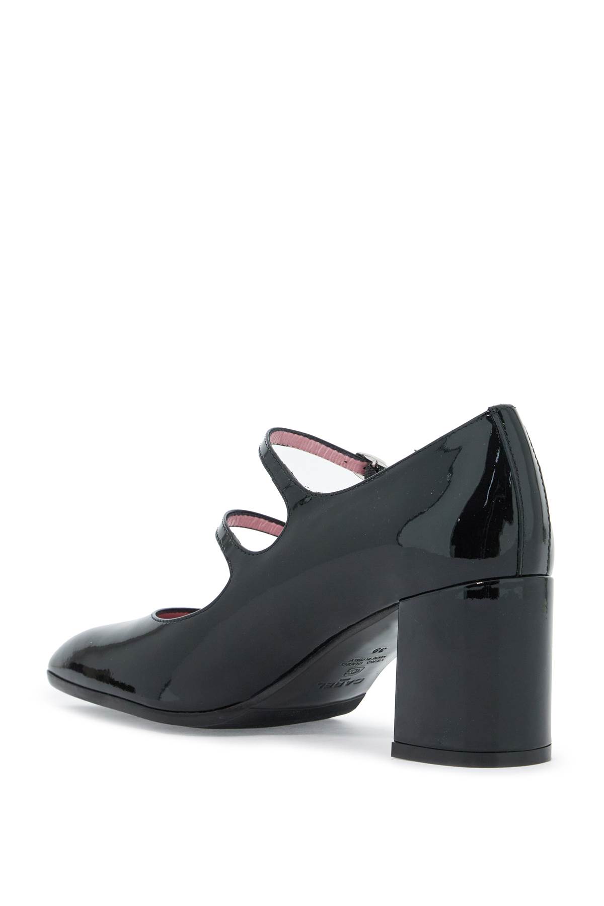 Shop Carel Mary Jane Alice In Patent Leather In Black Patent (black)