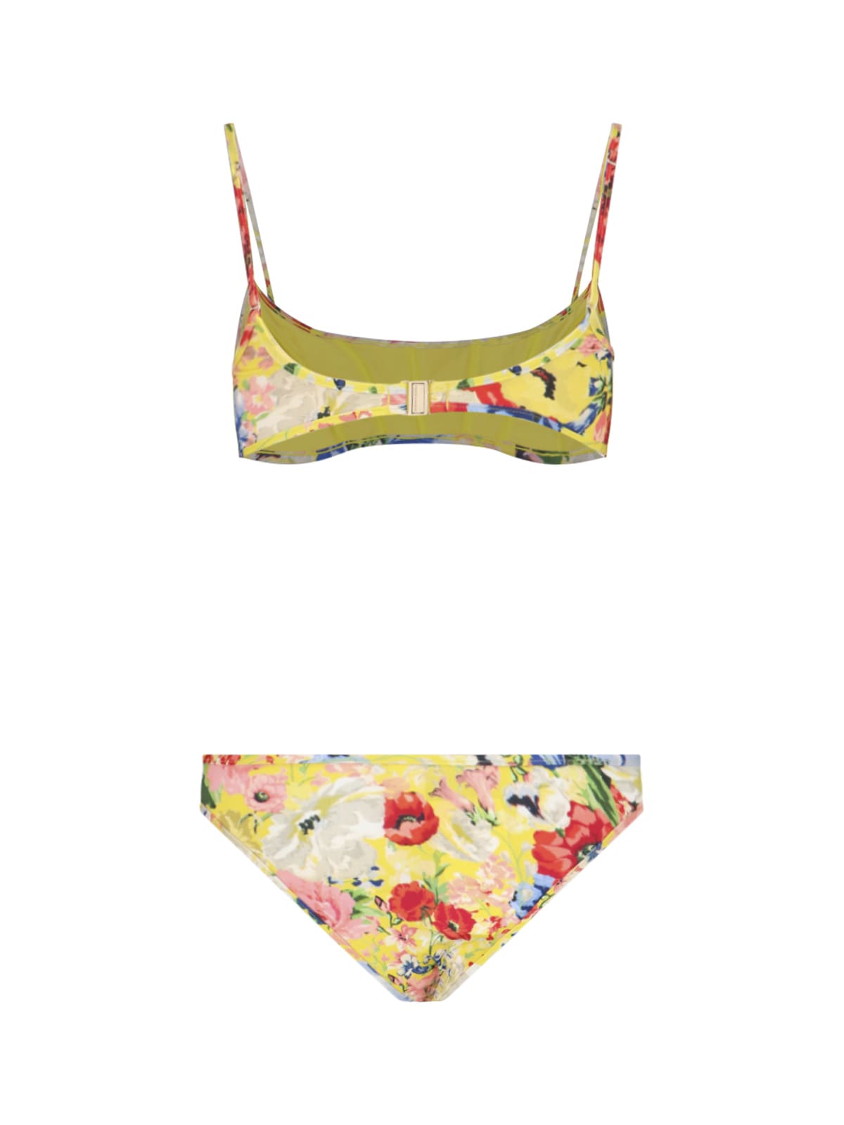 Shop Zimmermann Corset Alight Bikini Set In Multicolor